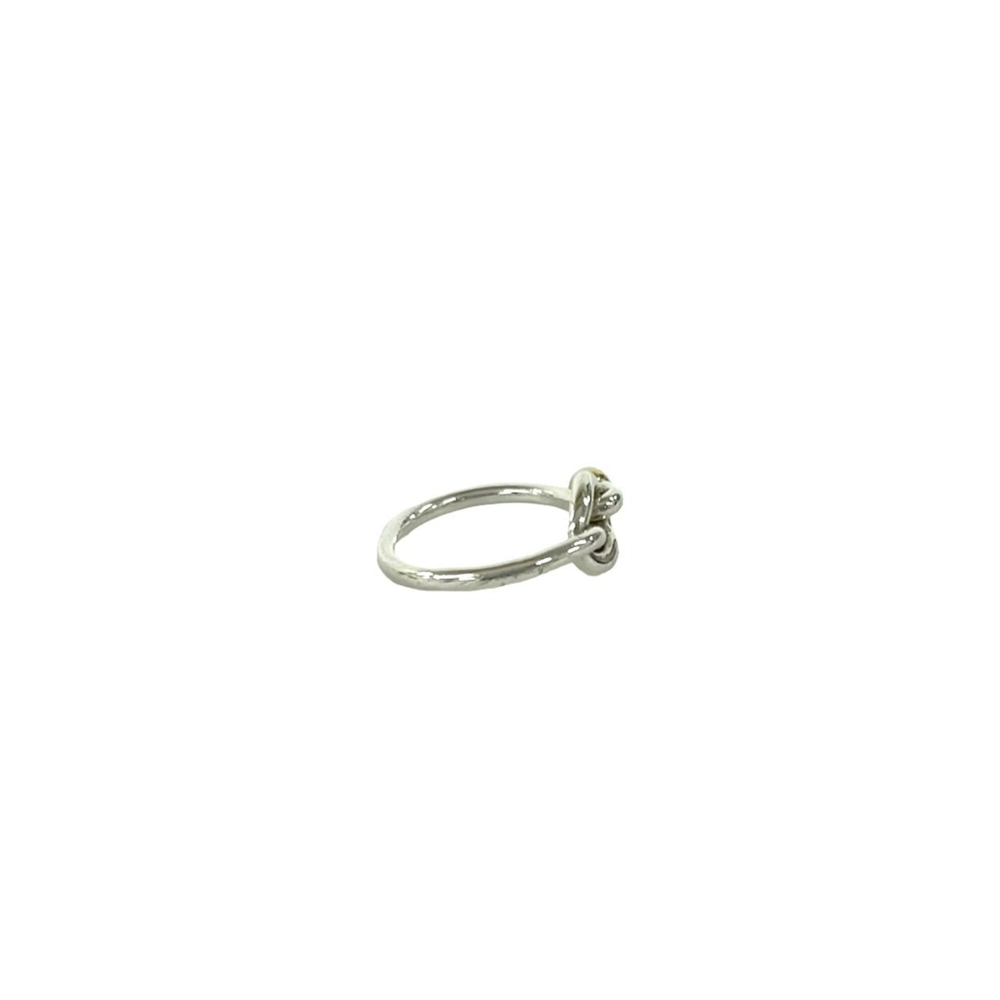 Tiffany Gold Silver Yellow Gold (18K) Silver 925 Band Ring (Pre-Owned)