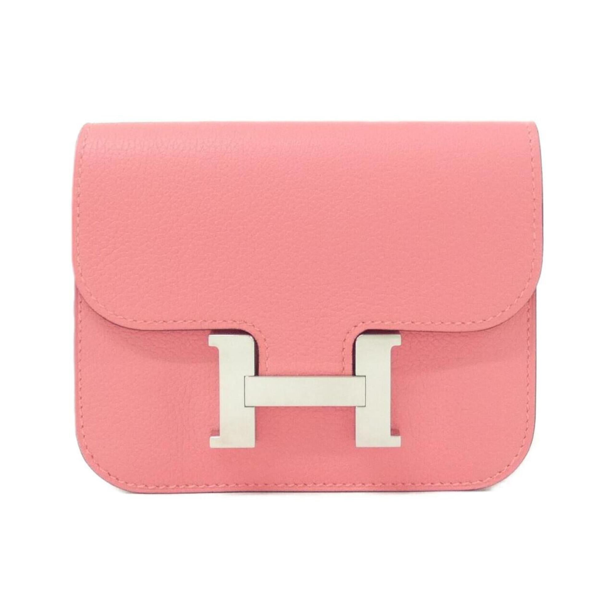 Hermes Pink Coin Purse/Coin Case (Pre-Owned)