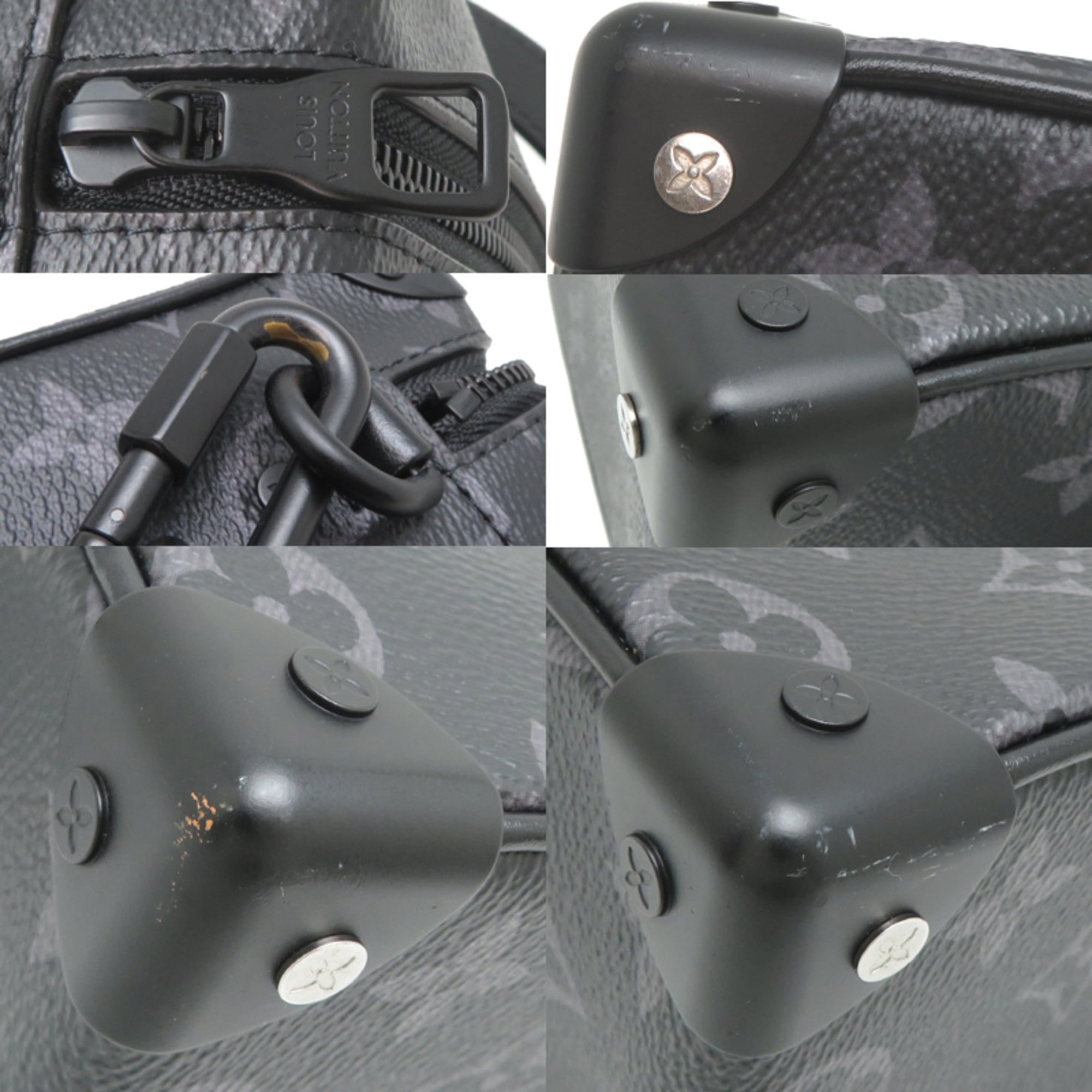 Louis Vuitton Black Monogram Eclipse Shoulder Bag (Pre-Owned)