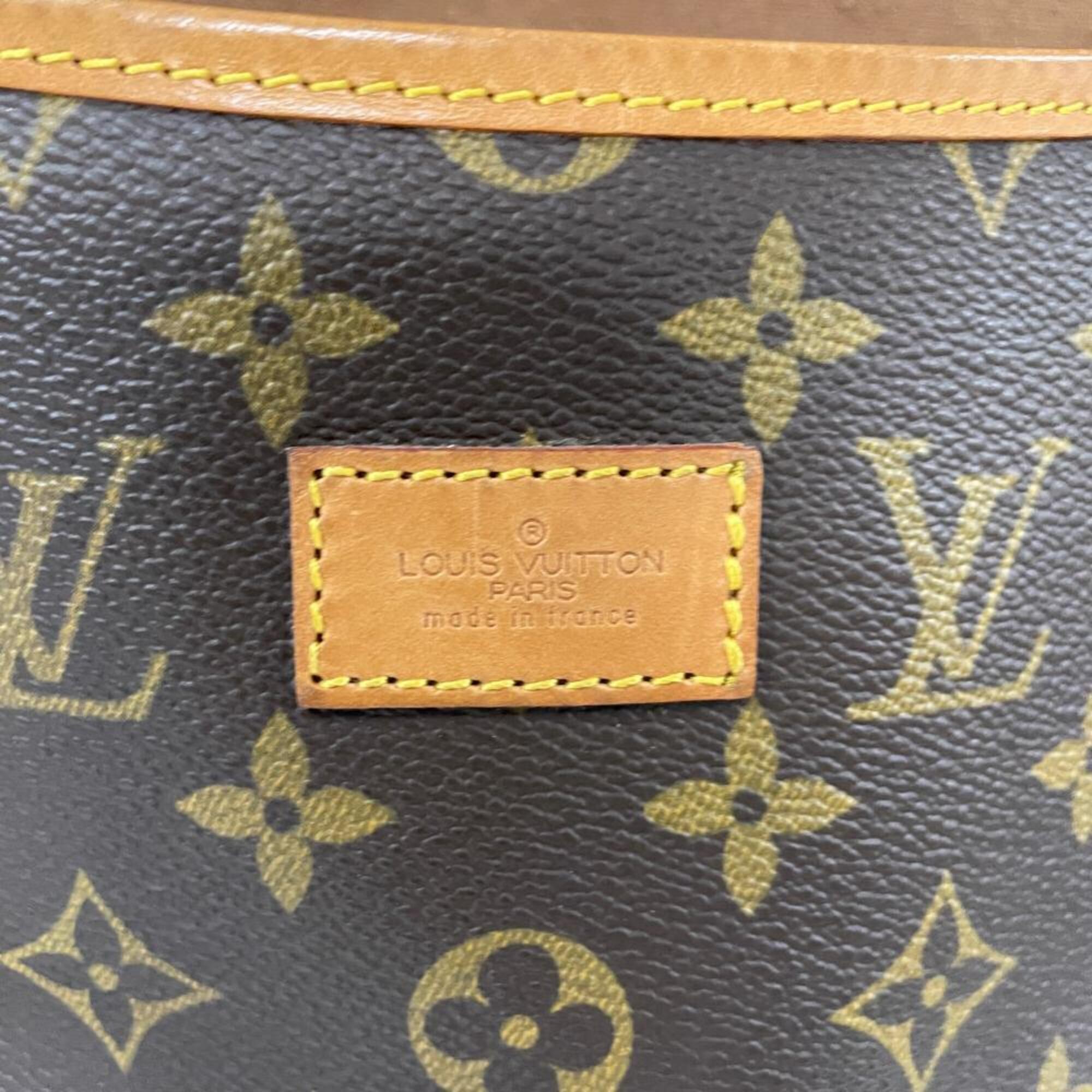 Louis Vuitton Brown Monogram Canvas Shoulder Bag (Pre-Owned)