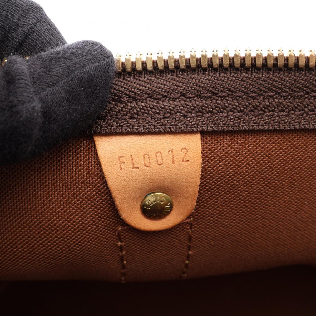 Louis Vuitton Brown Coated Canvas Pvc Monogram Leather Boston Bag Handbag (Pre-Owned)