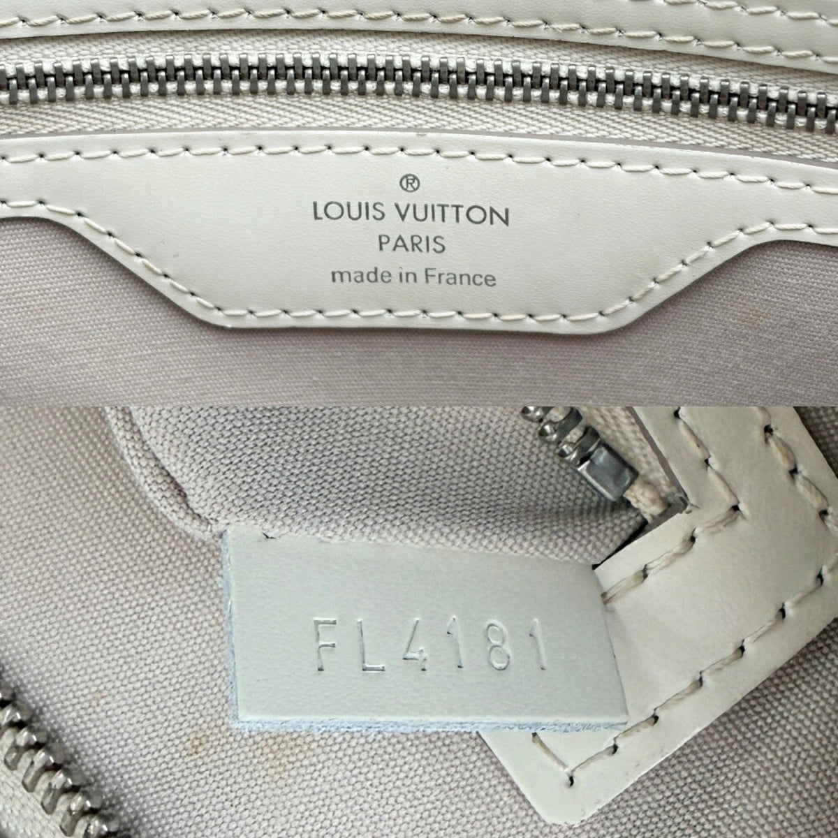 Louis Vuitton Lv Off White Epi Leather Shoulder Bag (Pre-Owned)