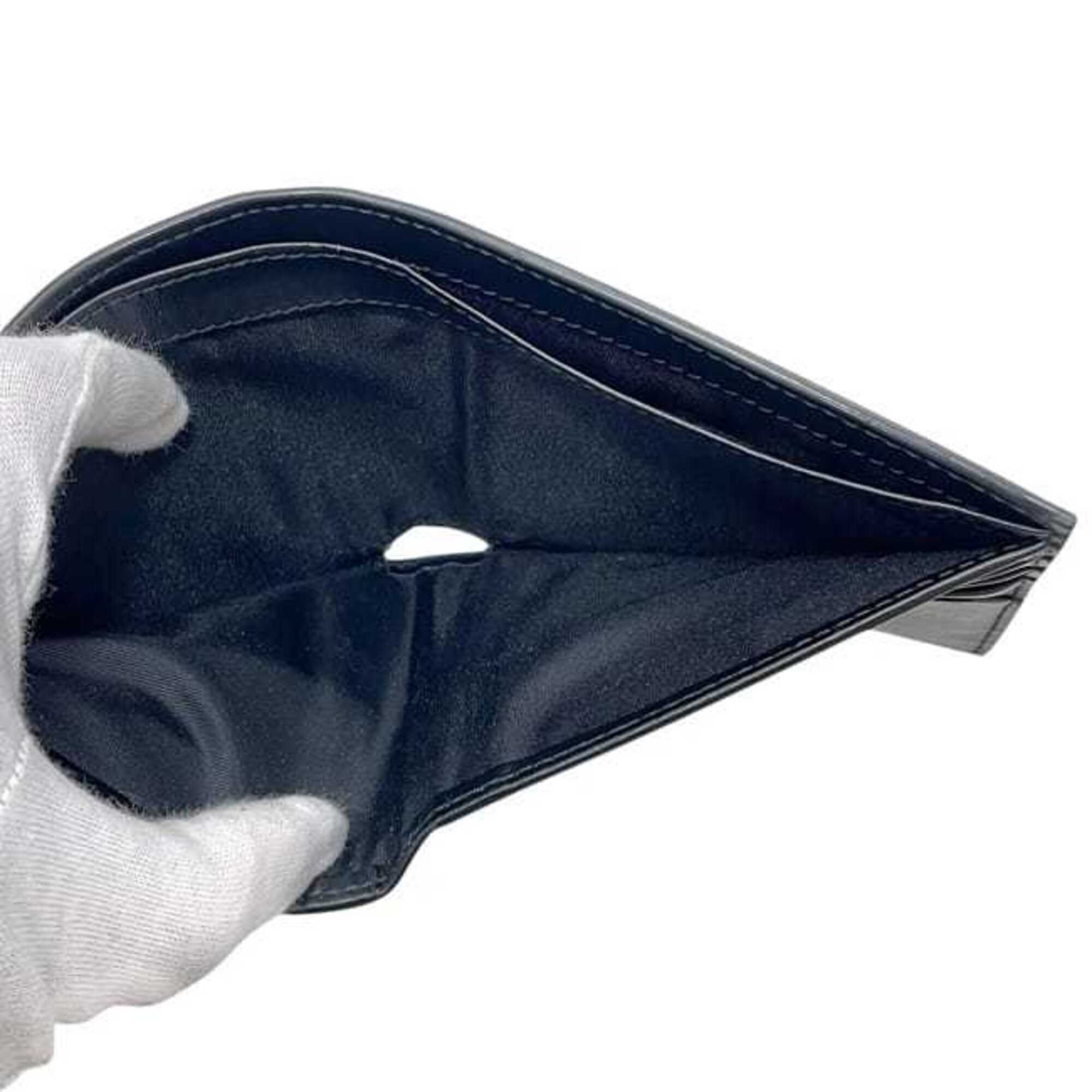 Bally Black Leather Wallet (Bi-Fold) (Pre-Owned)