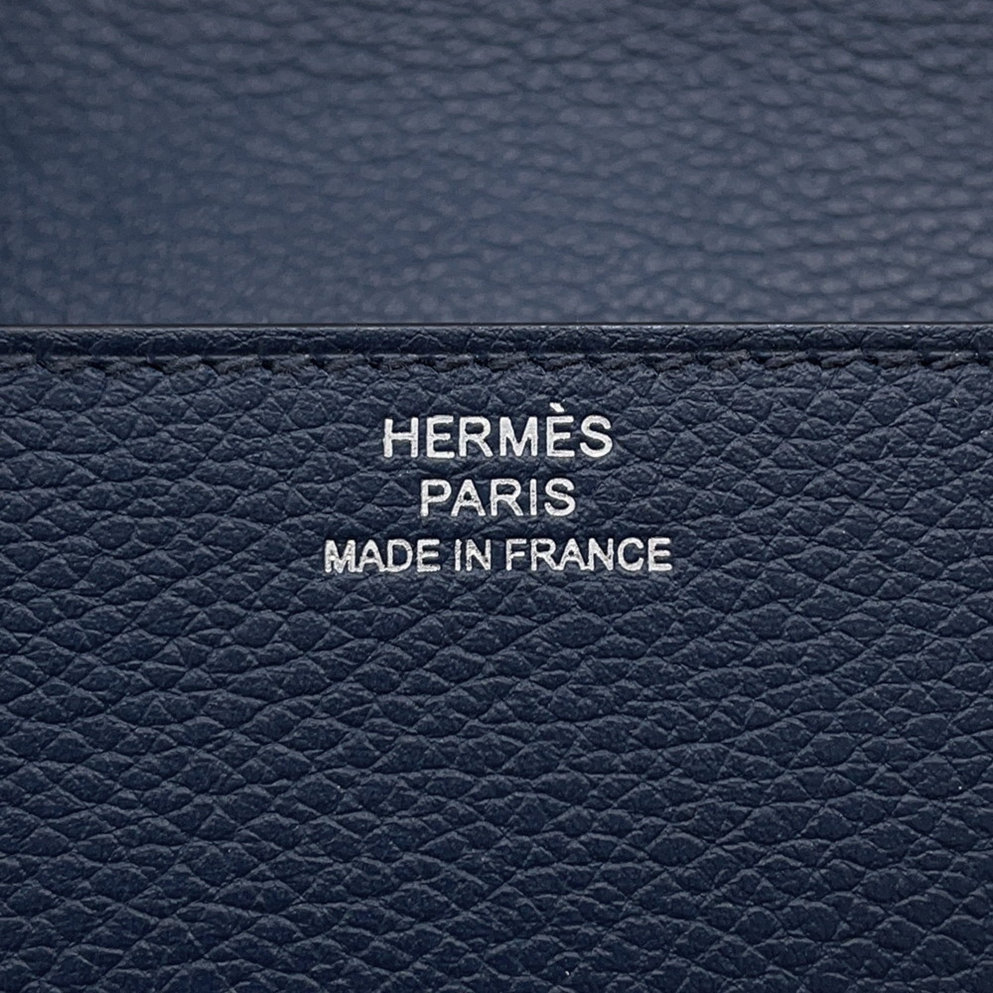 Hermes Blue Nuit Coin Purse/Coin Case (Pre-Owned)