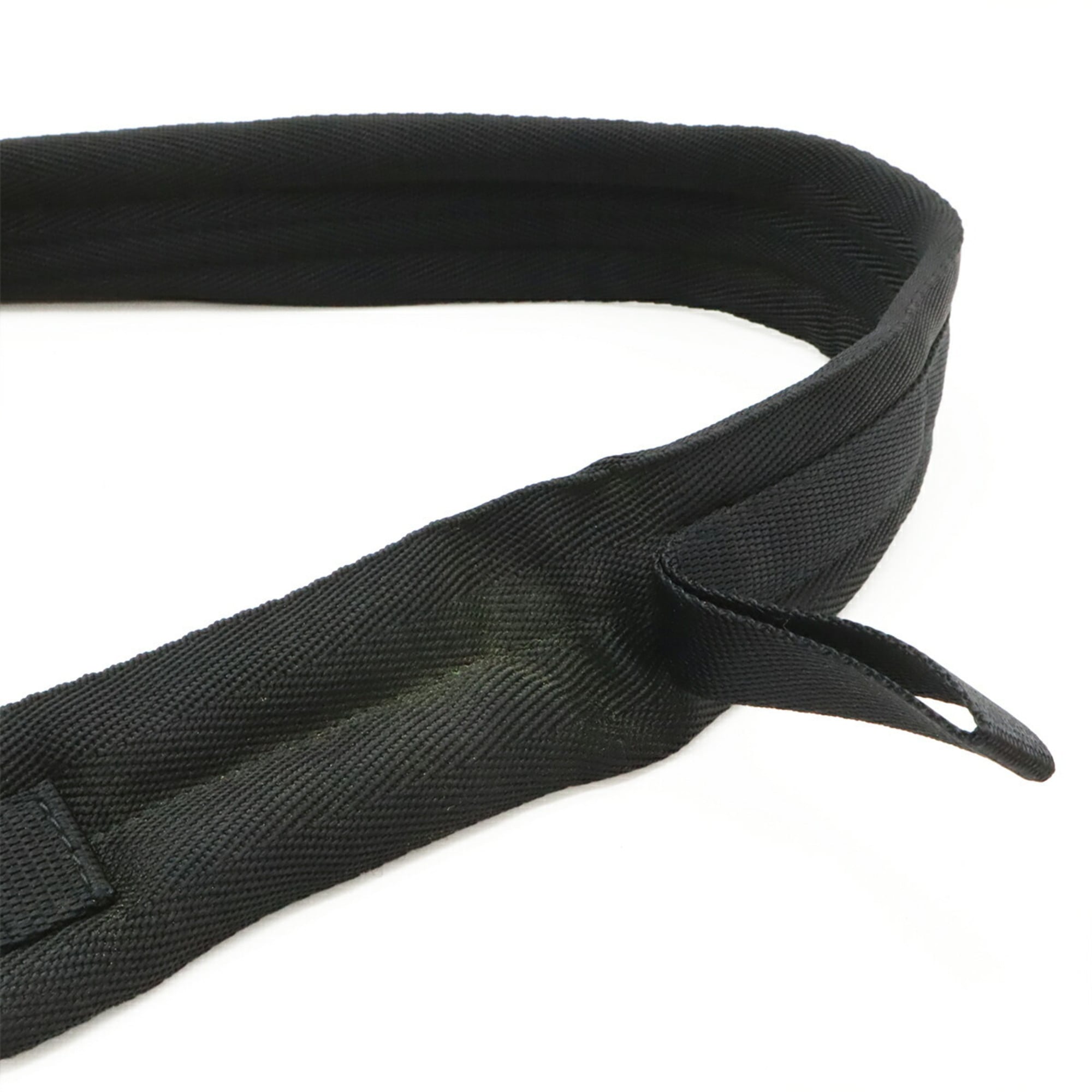 Prada Black Nero Nylon Leather Shoulder Bag Sling Bag (Pre-Owned)