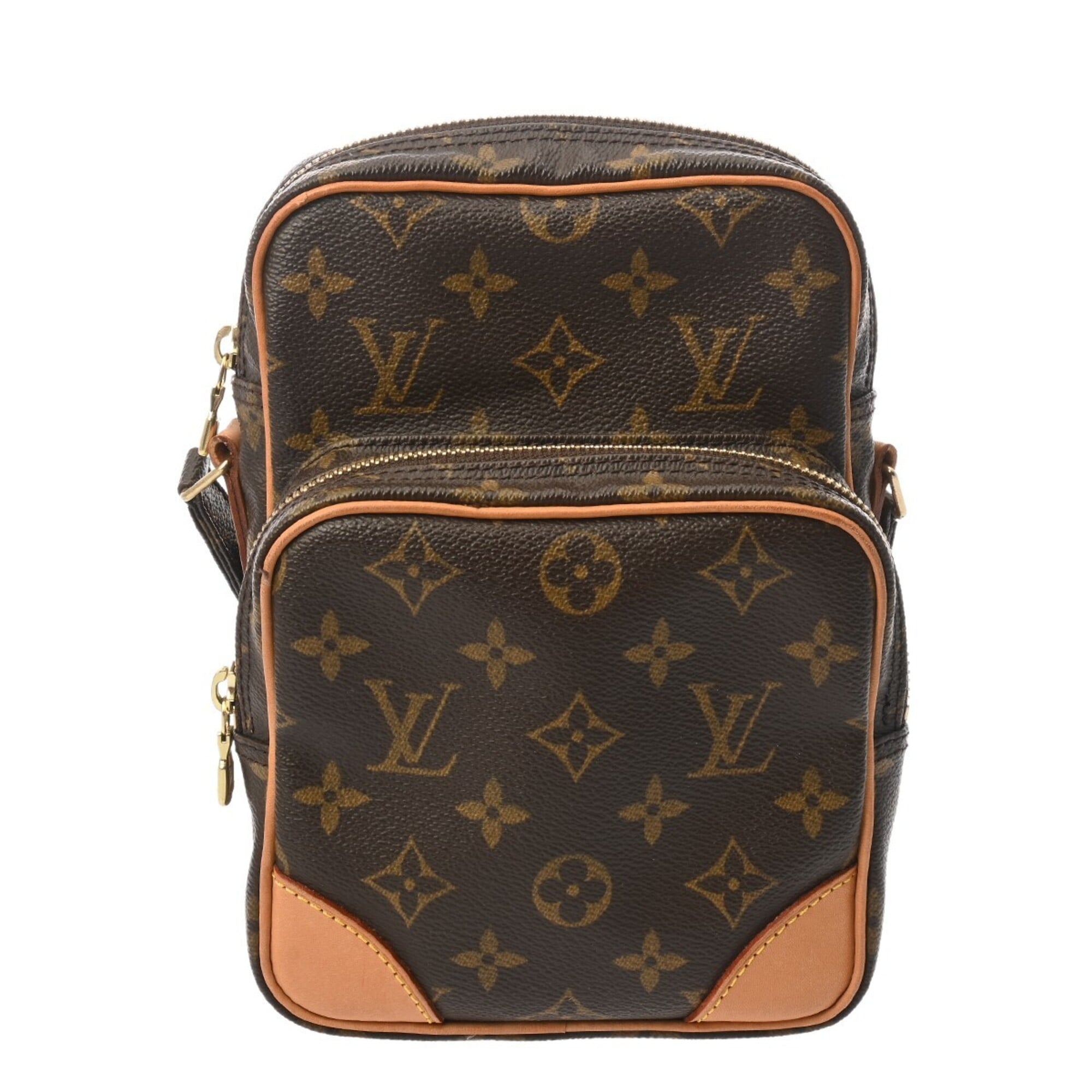 Louis Vuitton Brown Monogram Shoulder Bag (Pre-Owned)
