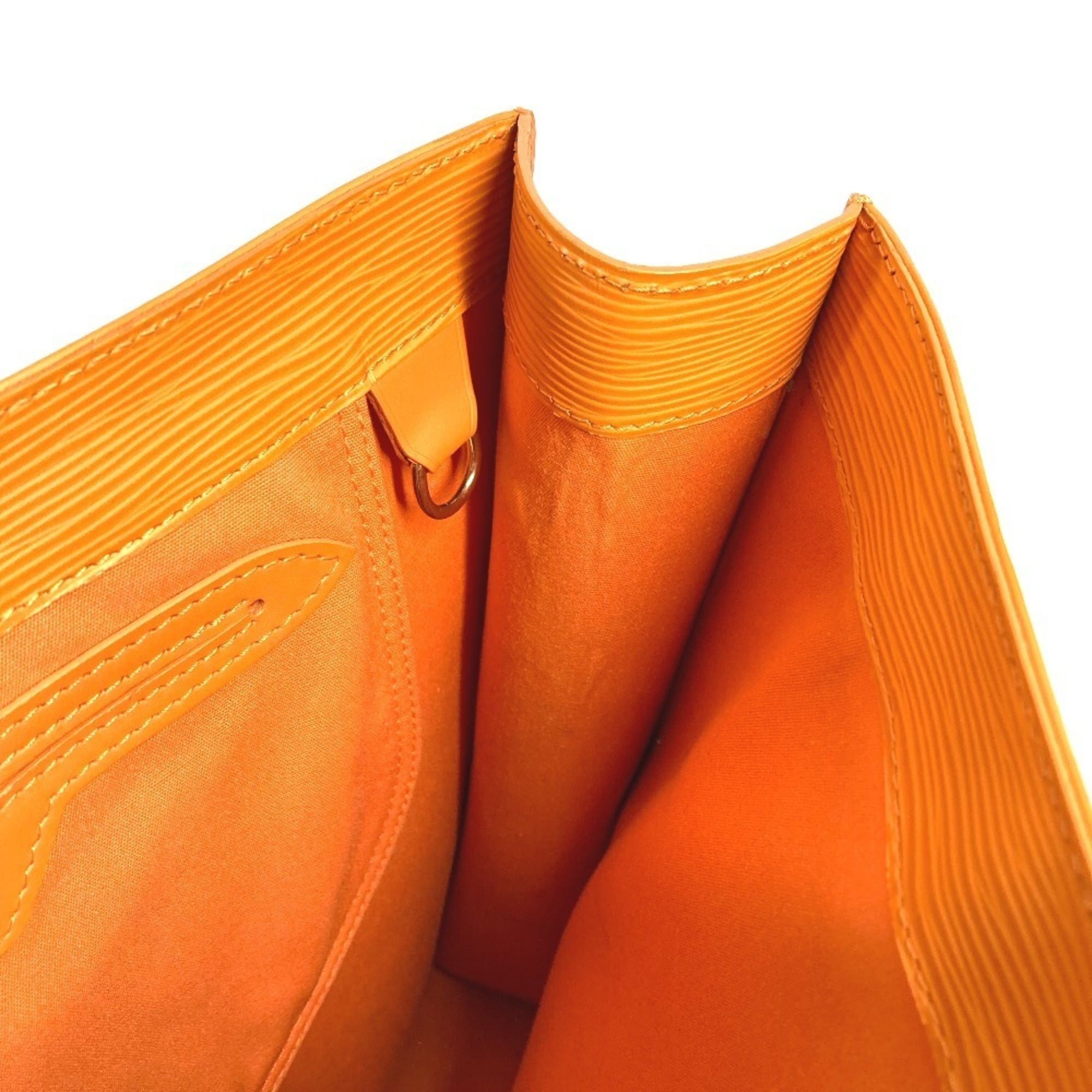 Louis Vuitton Galle Orange Epi Leather Handbag Tote Bag (Pre-Owned)