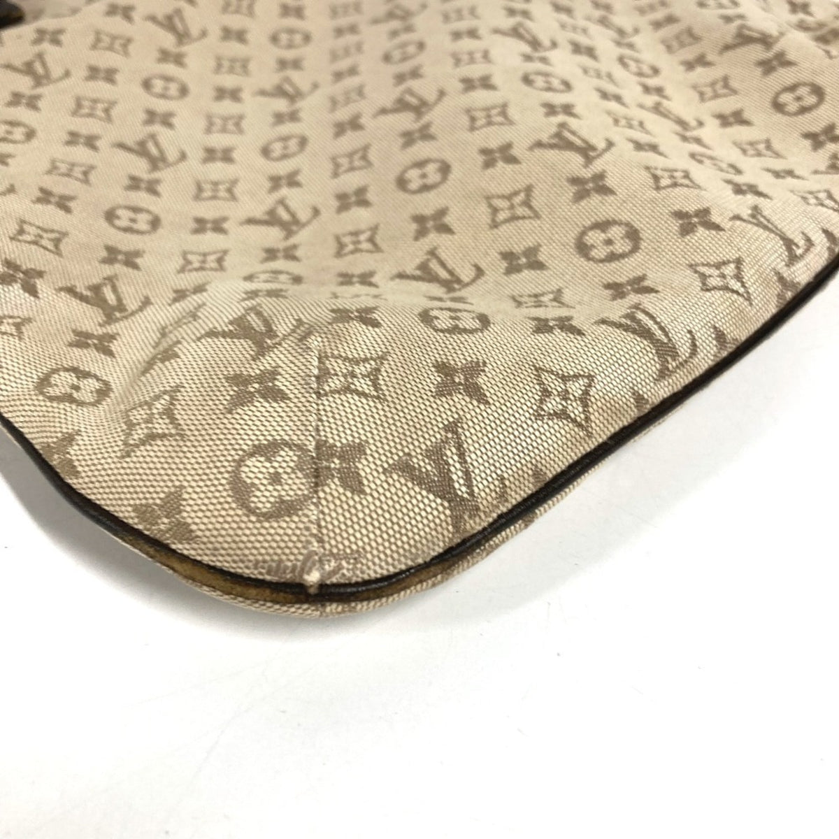 Louis Vuitton Brown Khaki Monogram Mini Handbag Tote Bag (Pre-Owned)