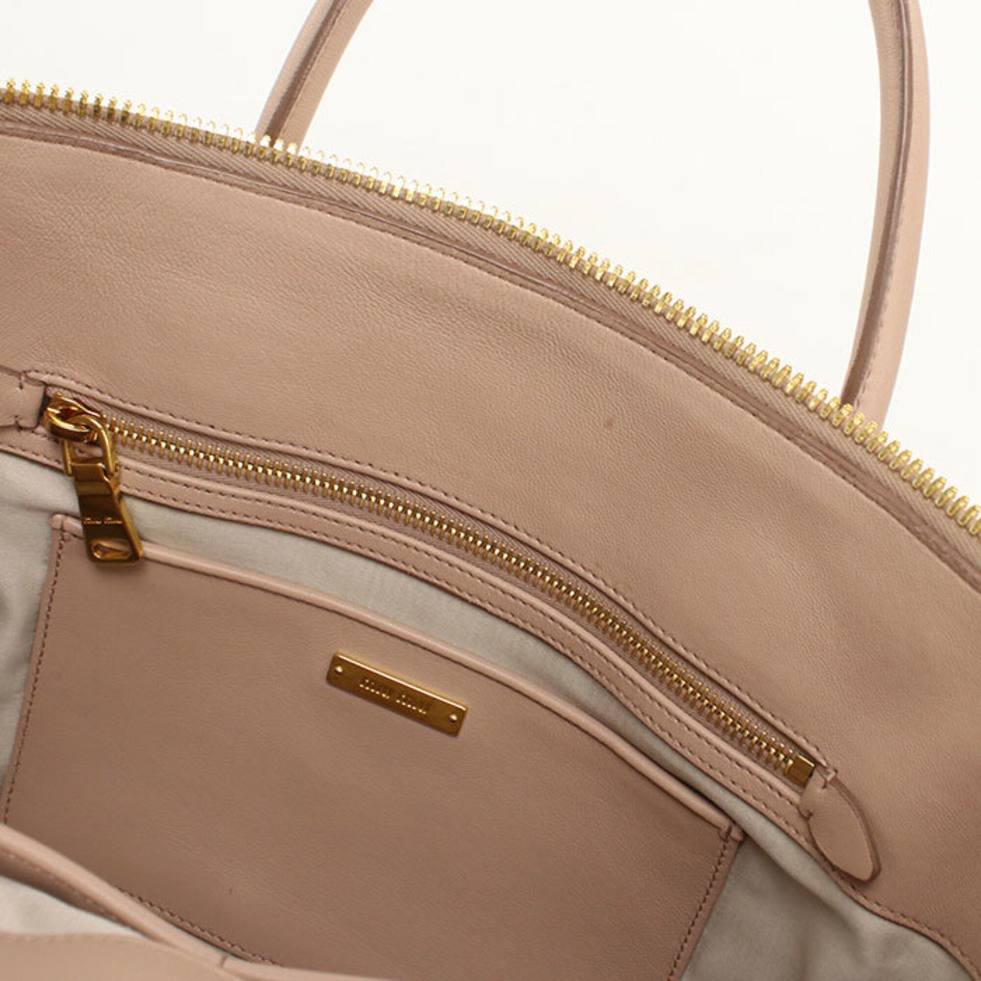 Miu Miu Pink Leather Handbag (Pre-Owned)
