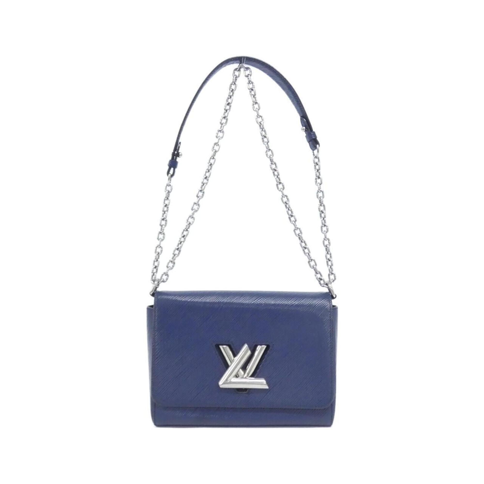 Louis Vuitton Indigo Leather Shoulder Bag (Pre-Owned)