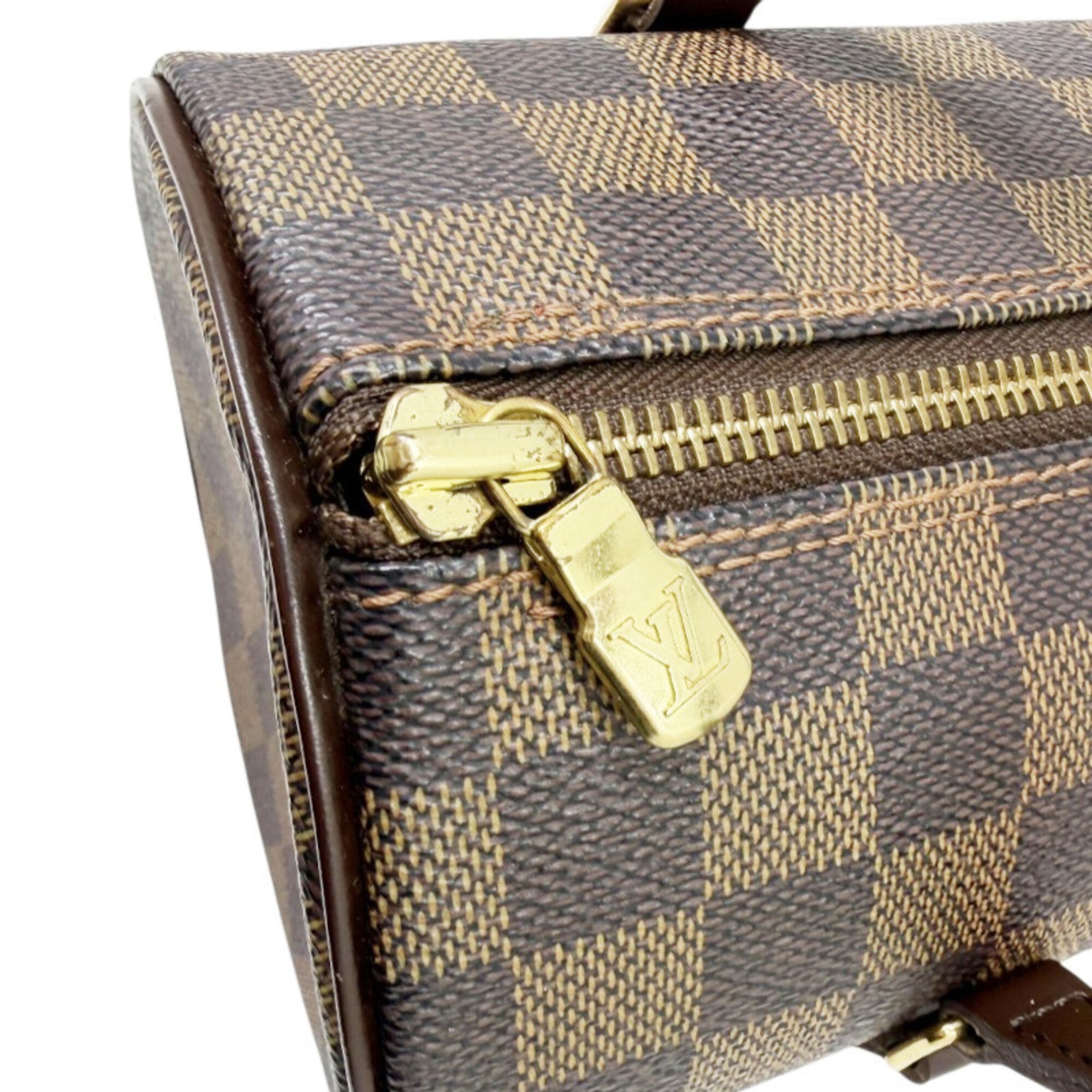 Louis Vuitton Damier Brown Damier Canvas Damier Canvas Boston Bag Handbag (Pre-Owned)