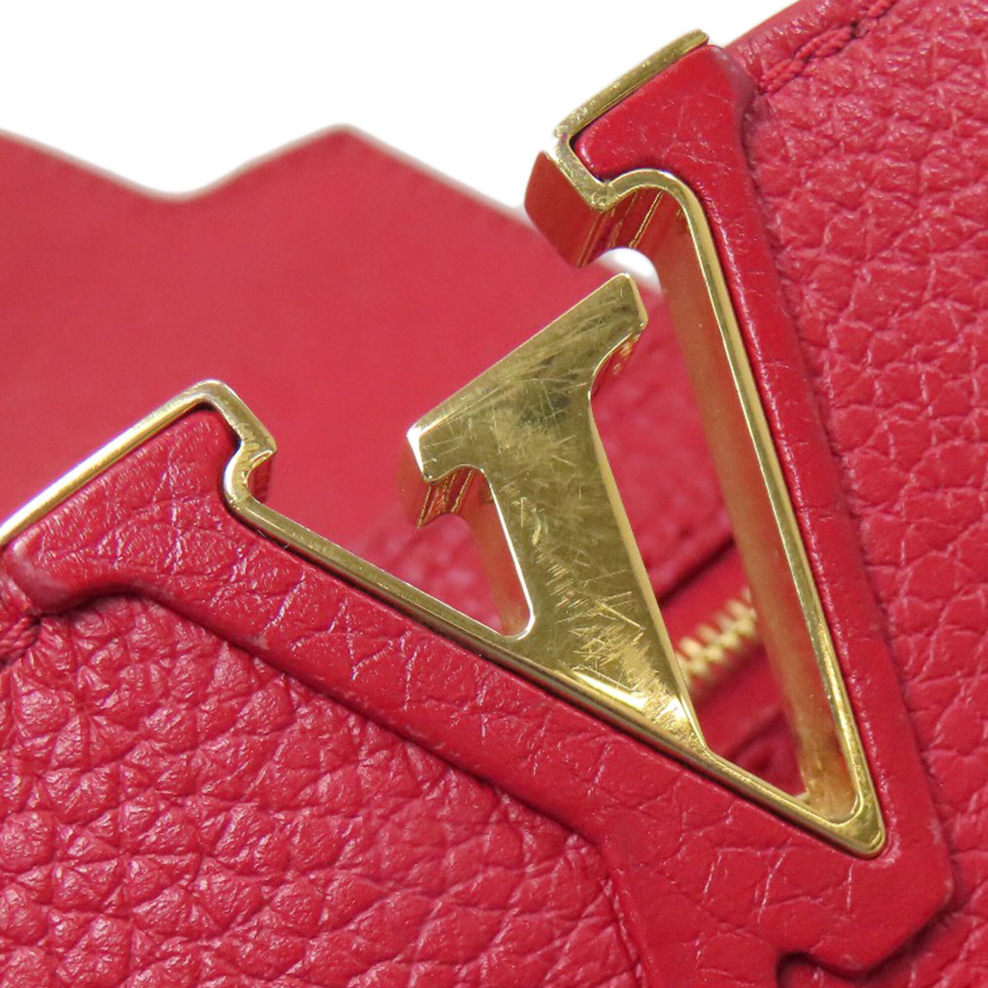 Louis Vuitton Sacrlet Leather Handbag (Pre-Owned)
