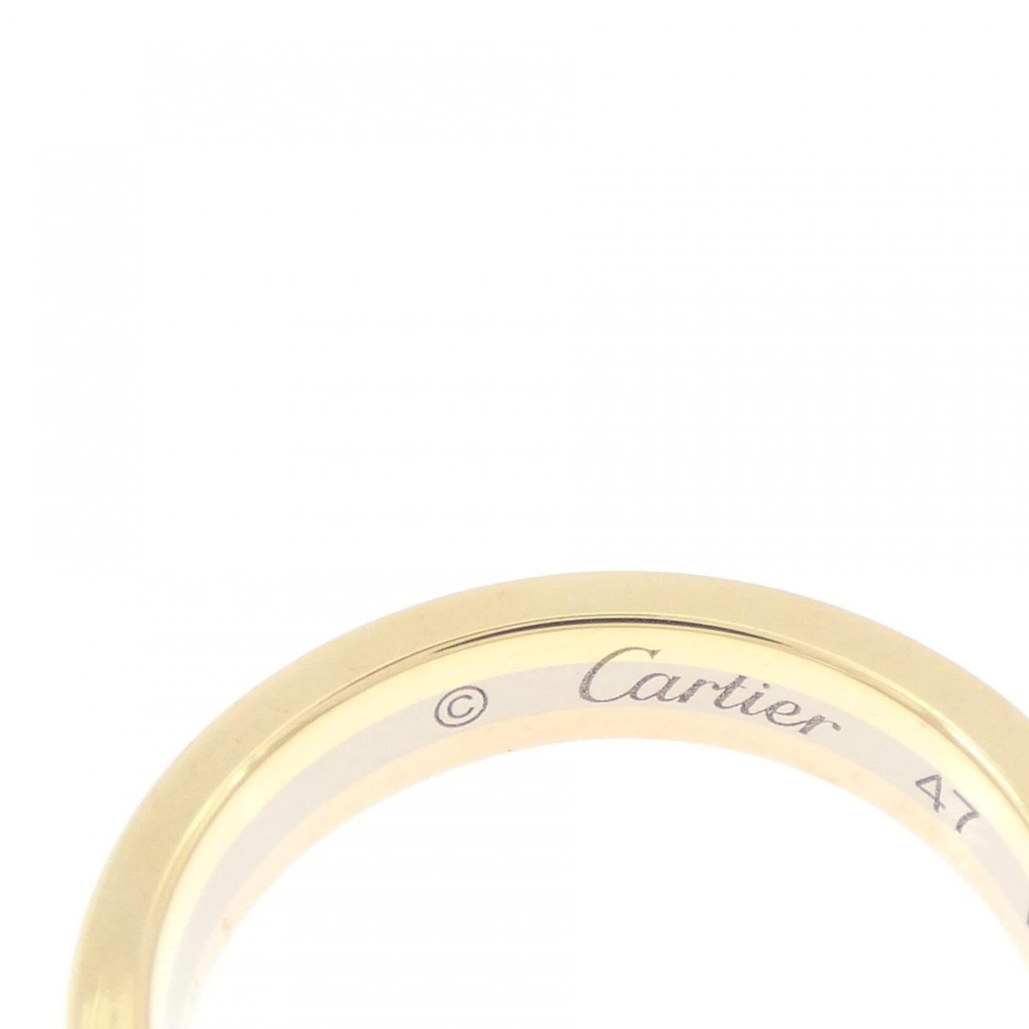 Cartier Pink Gold White Gold Yellow Gold Yellow Gold (18K) Pink Gold (18K) White Gold (18K) Band Ring (Pre-Owned)