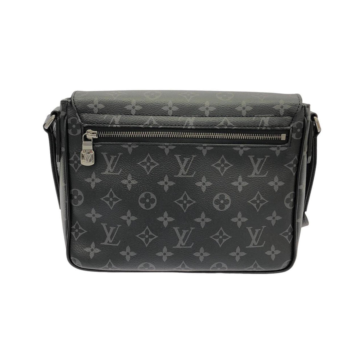 Louis Vuitton Monogram Eclipse Black Coated Canvas Shoulder Bag (Pre-Owned)