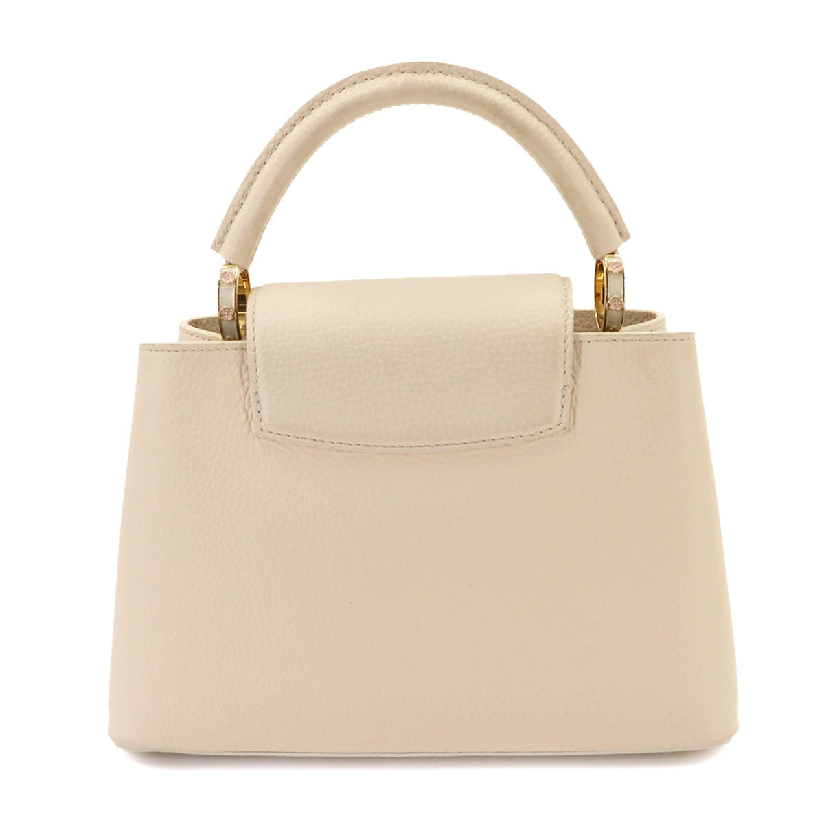 Louis Vuitton Capucines Light Beige Handbag (Pre-Owned)