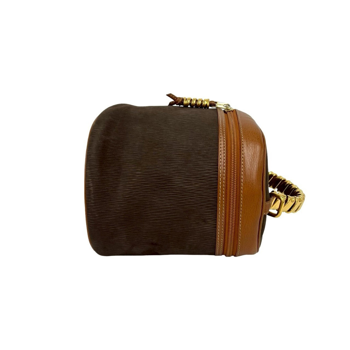 Loewe Brown Leather Handbag Shoulder Bag (Pre-Owned)