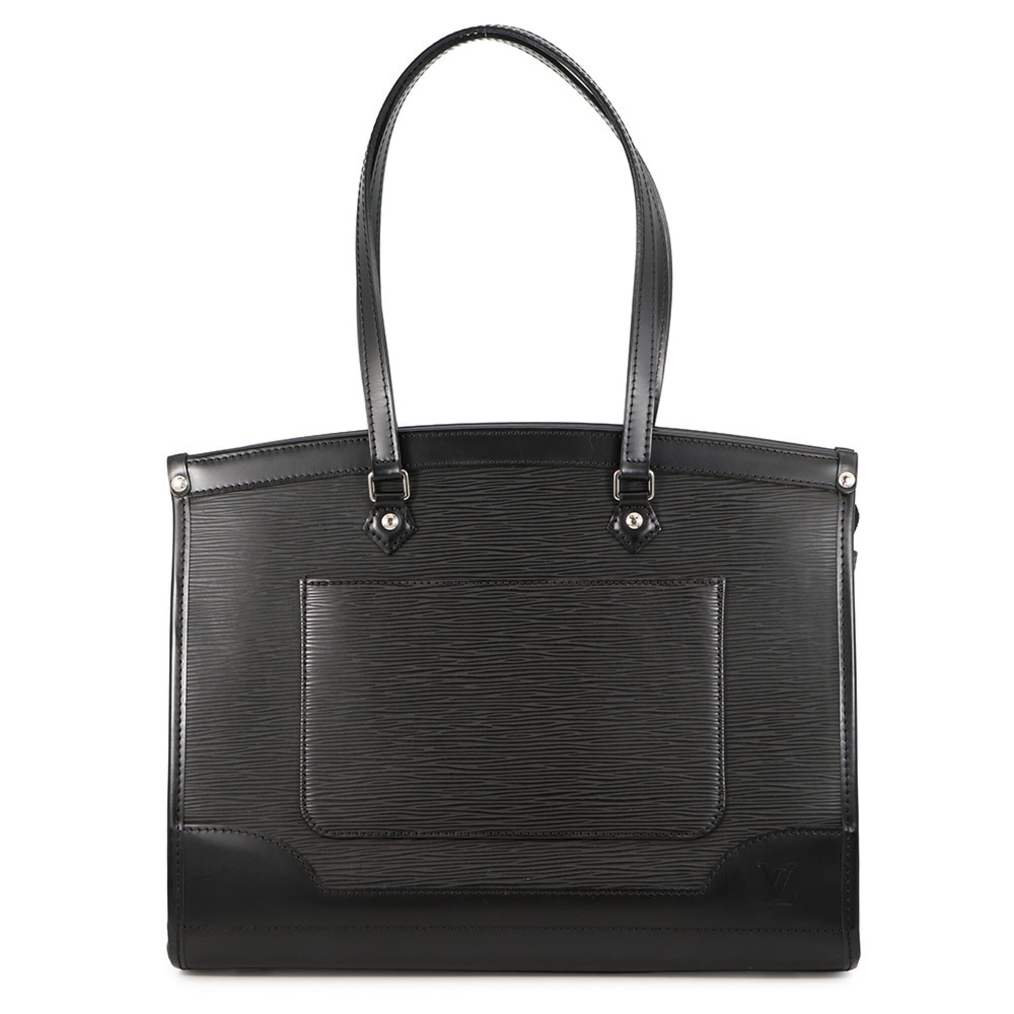 Louis Vuitton Epi Black Noir Epi Leather Handbag Tote Bag (Pre-Owned)