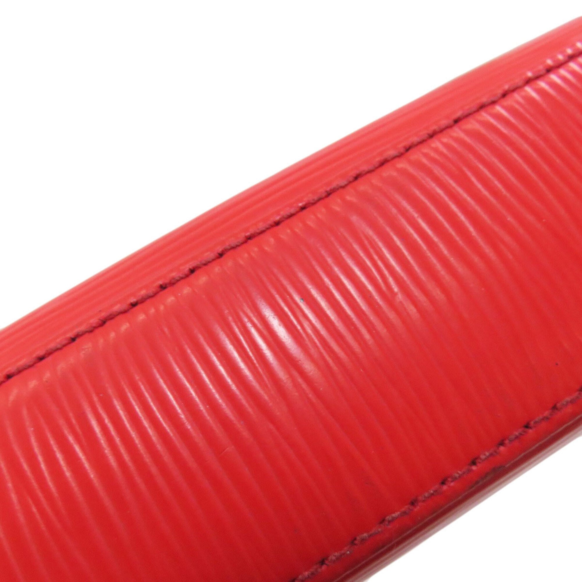 Louis Vuitton Red Color Epi Leather Handbag Pochette (Pre-Owned)