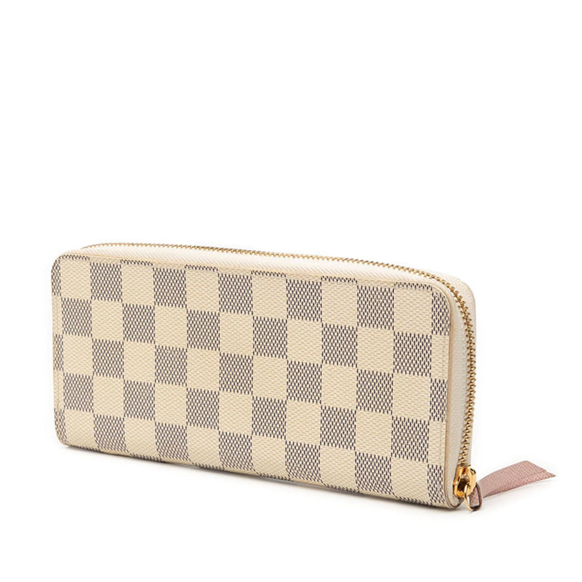 Louis Vuitton Rose Ballerine White Pvc Long Wallet (Bi-Fold) (Pre-Owned)