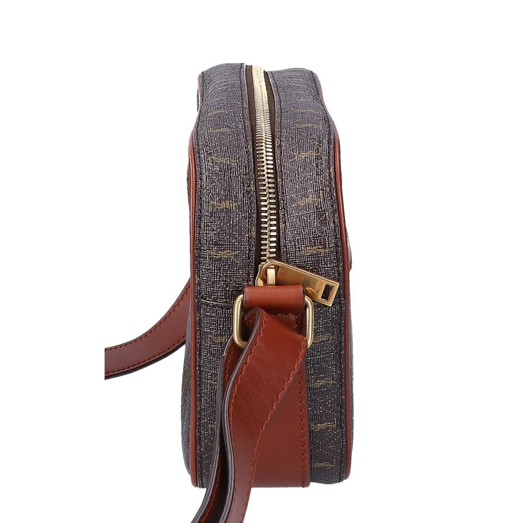 Saint Laurent Dark Brown Pvc Shoulder Bag (Pre-Owned)