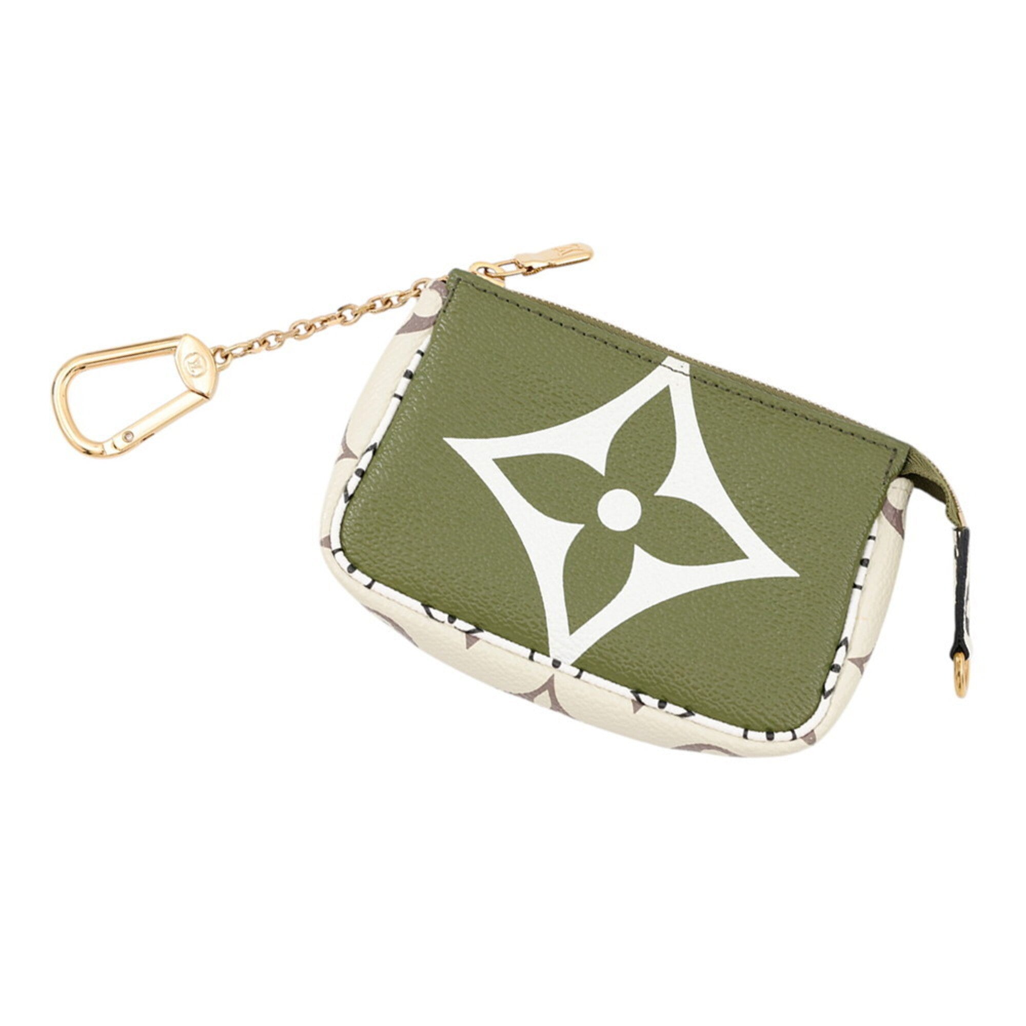 Louis Vuitton Monogram Beige Khaki Pouch (Pre-Owned)