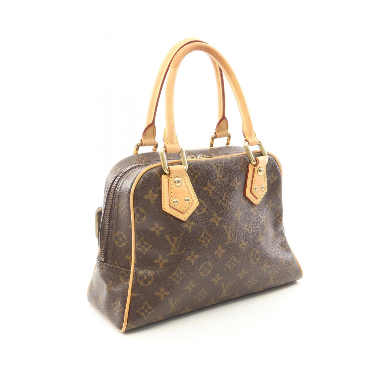 Louis Vuitton Brown Pvc Leather Handbag (Pre-Owned)