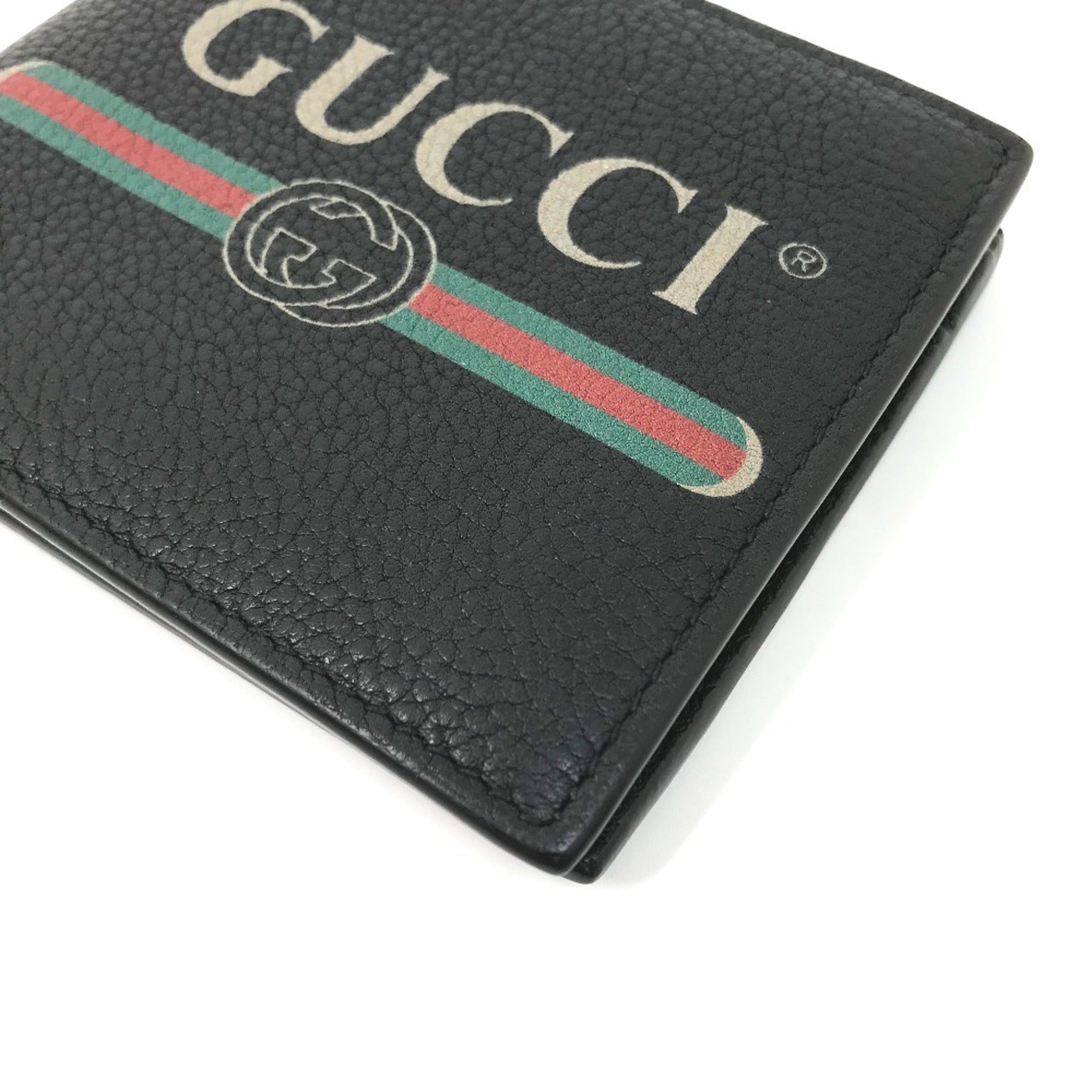 Gucci Black Leather Wallet (Bi-Fold) (Pre-Owned)