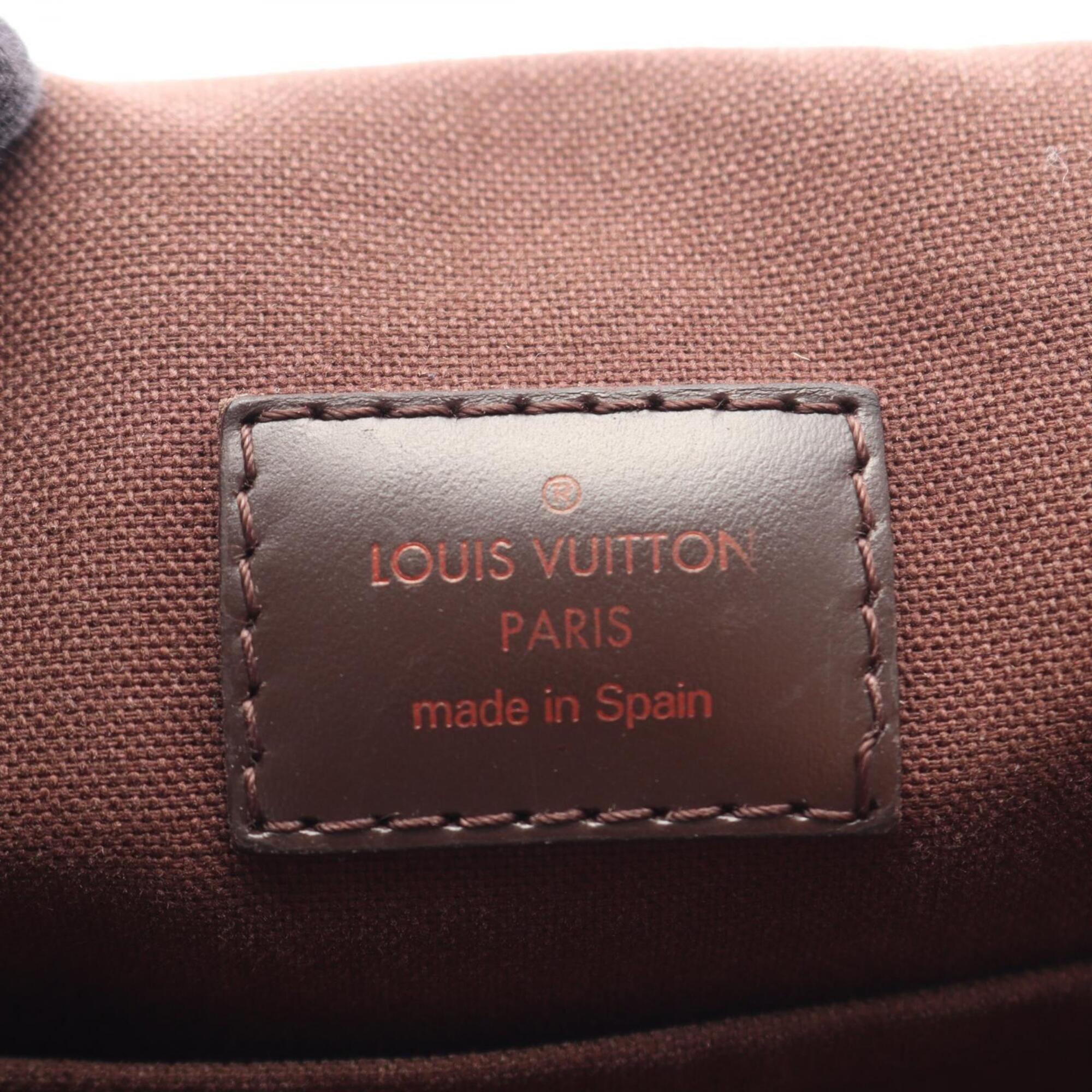 Louis Vuitton Brown Coated Canvas Pvc Leather Handbag Shoulder Bag (Pre-Owned)