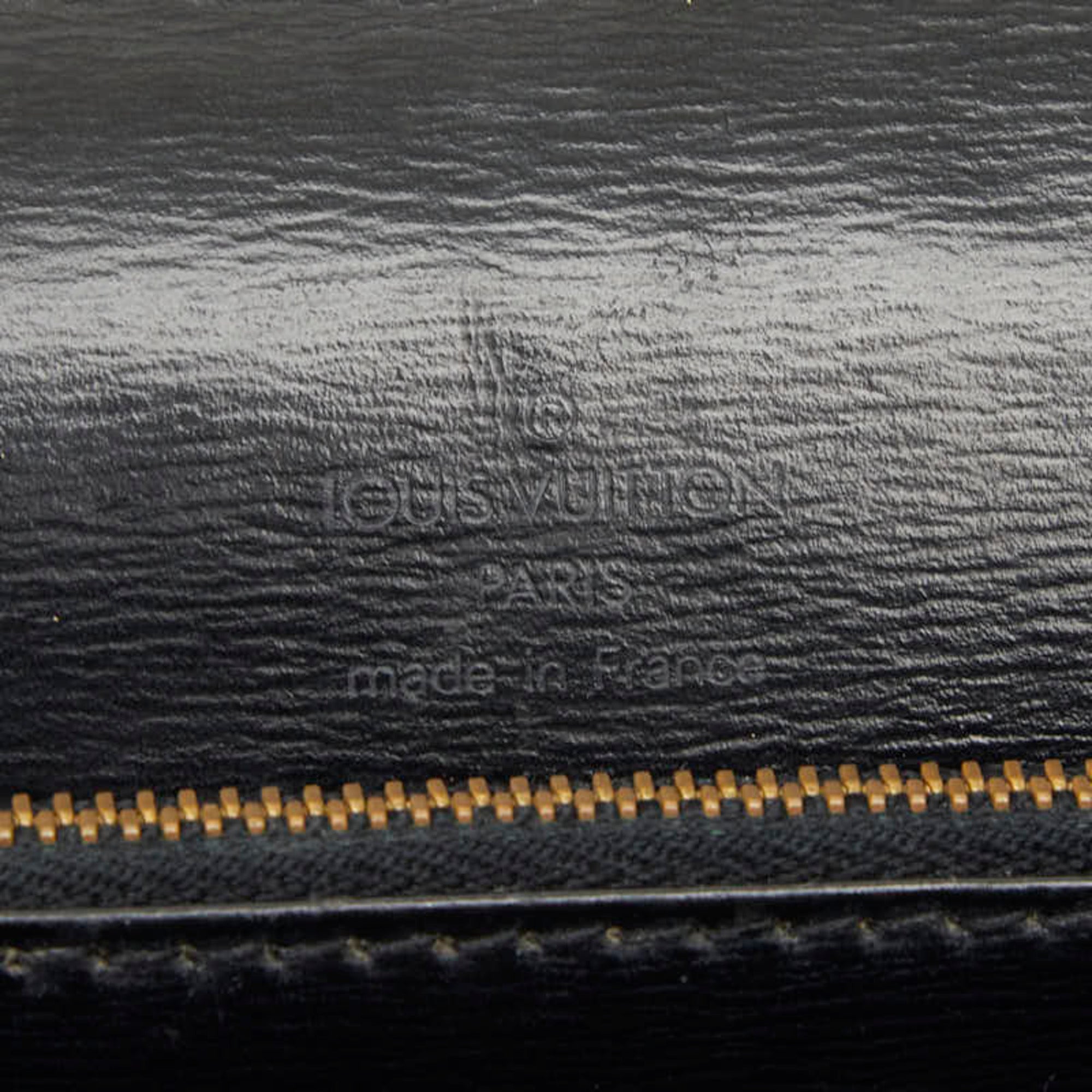 Louis Vuitton Black Noir Cuir Ombre Leather Shoulder Bag (Pre-Owned)