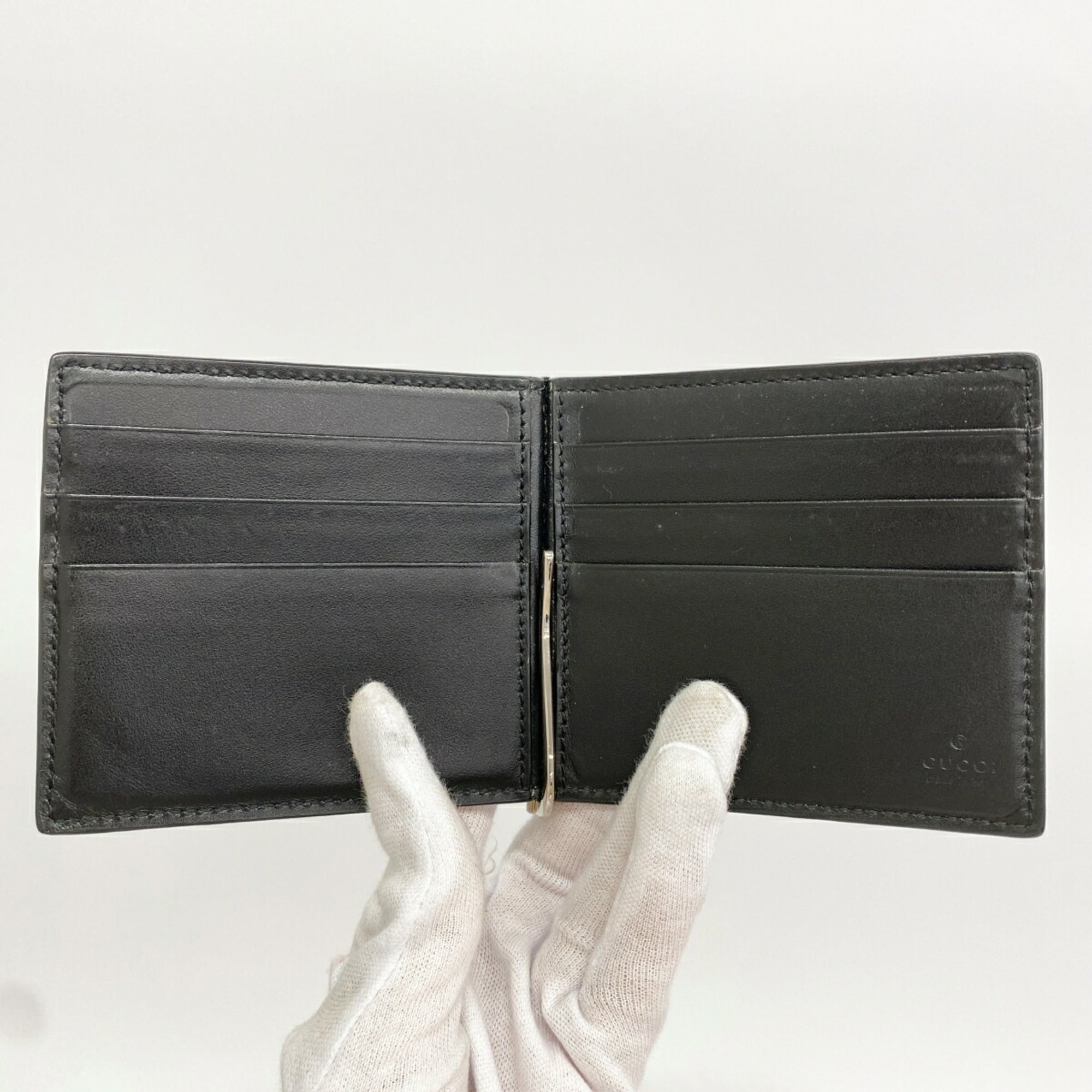 Gucci Black Leather Money Clip (Pre-Owned)