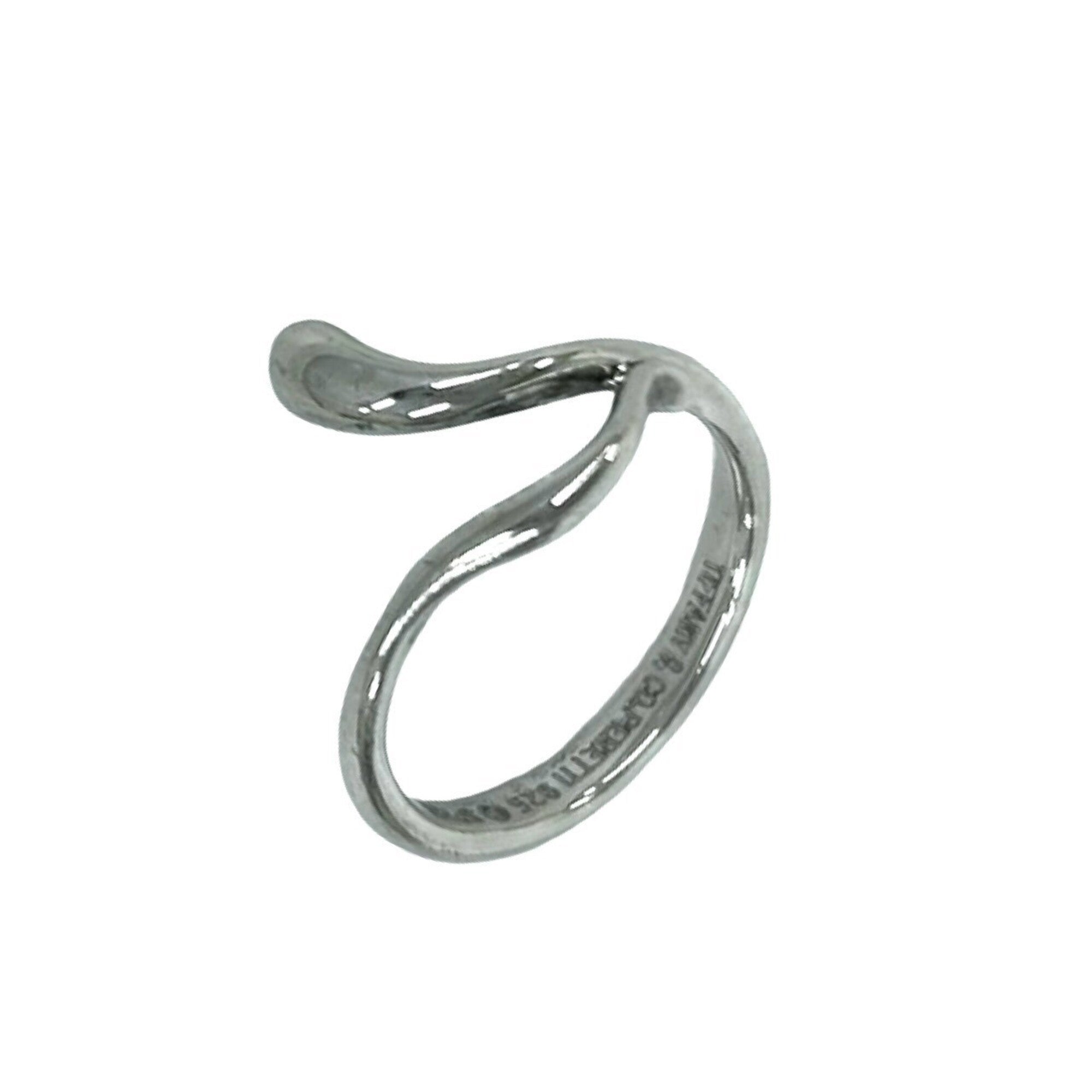 Tiffany Silver Silver 925 Band Ring (Pre-Owned)