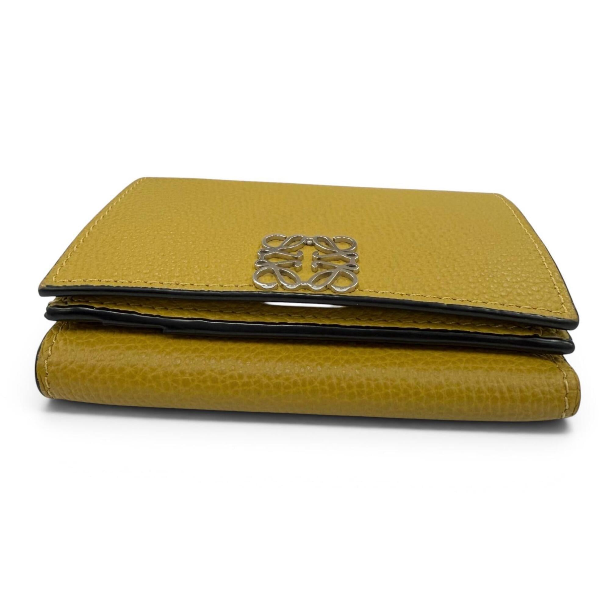 Loewe Brown Leather Wallet (Tri-Fold) (Pre-Owned)