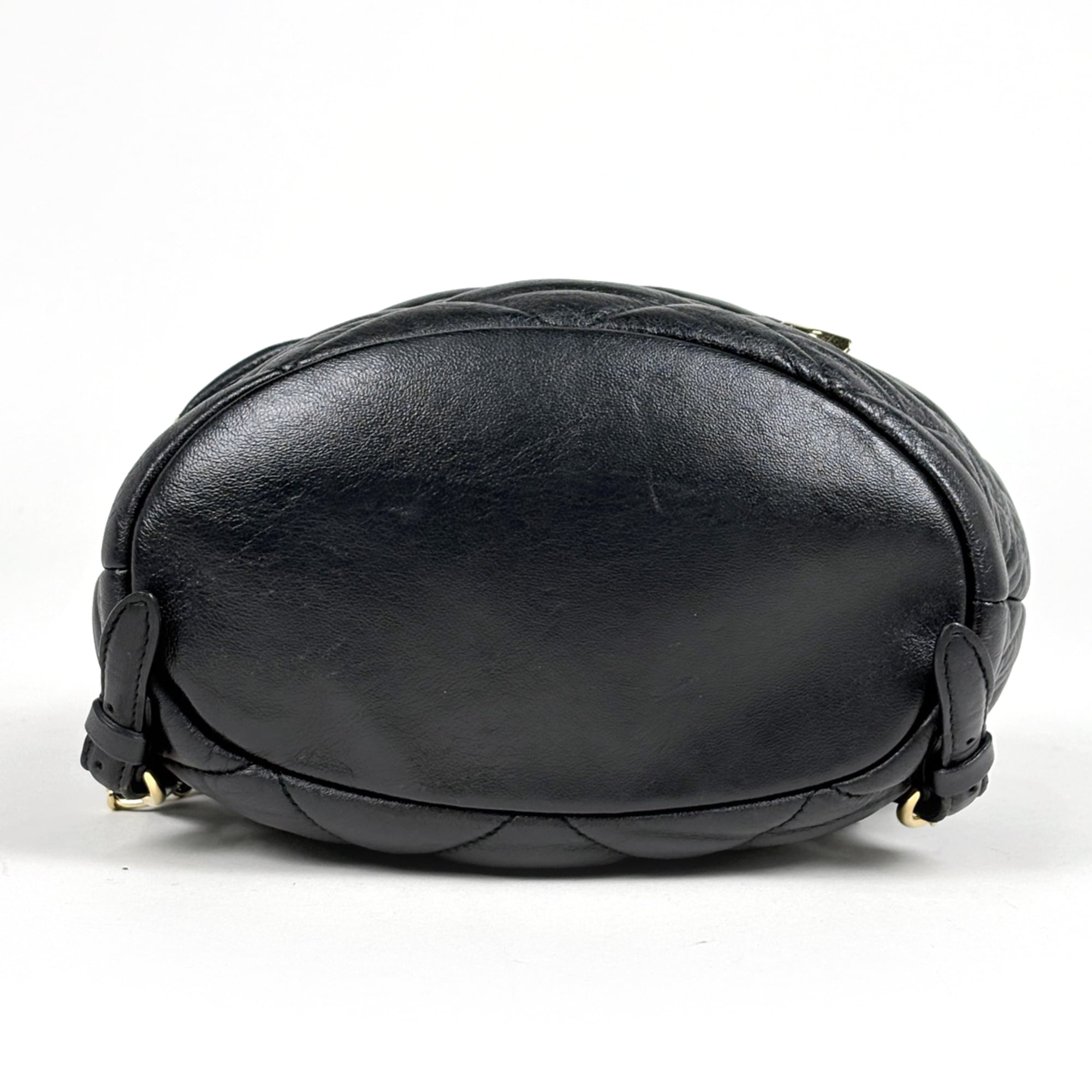 Salvatore Ferragamo Black Quilting Backpack (Pre-Owned)