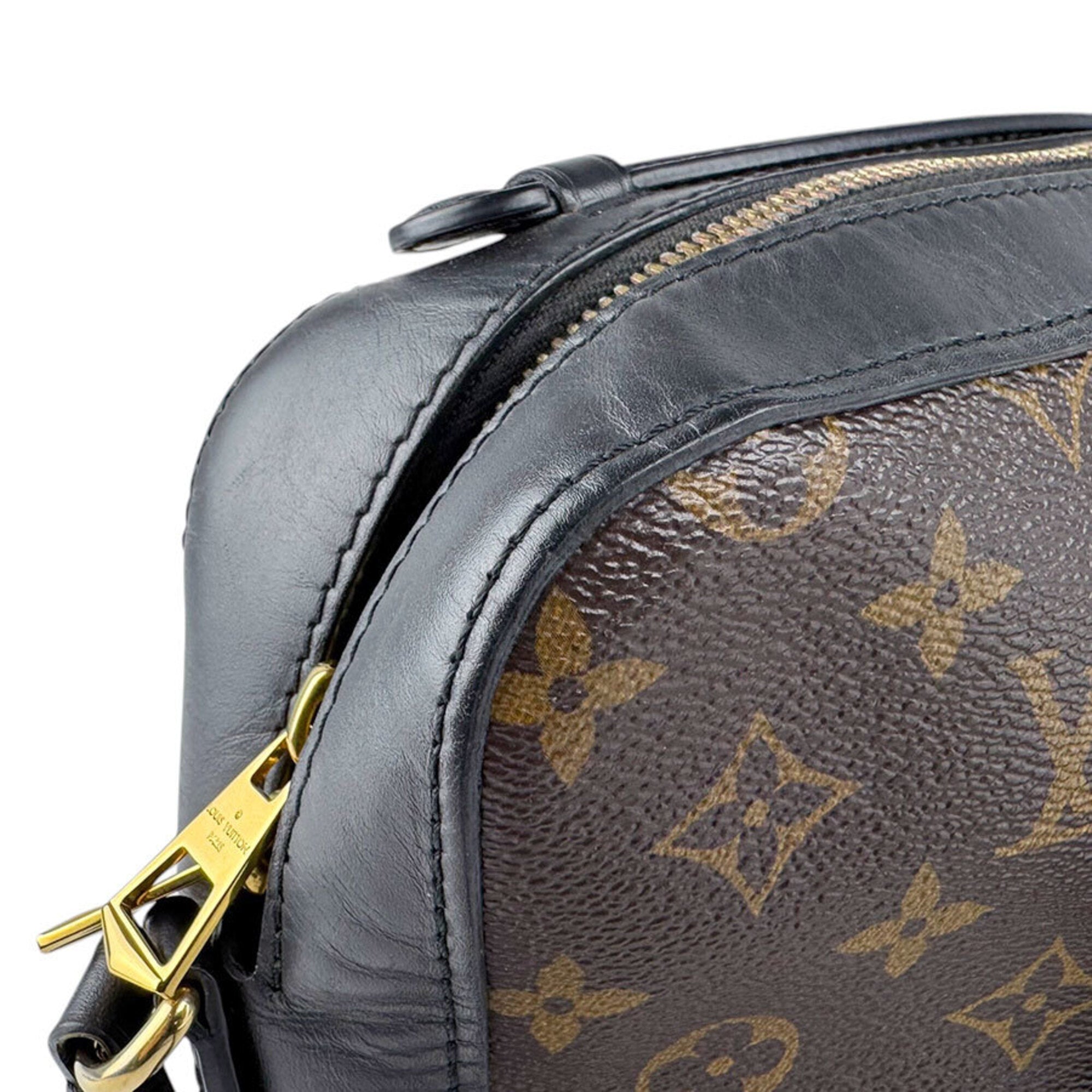 Louis Vuitton Black Brown Monogram Monogram Shoulder Bag (Pre-Owned)