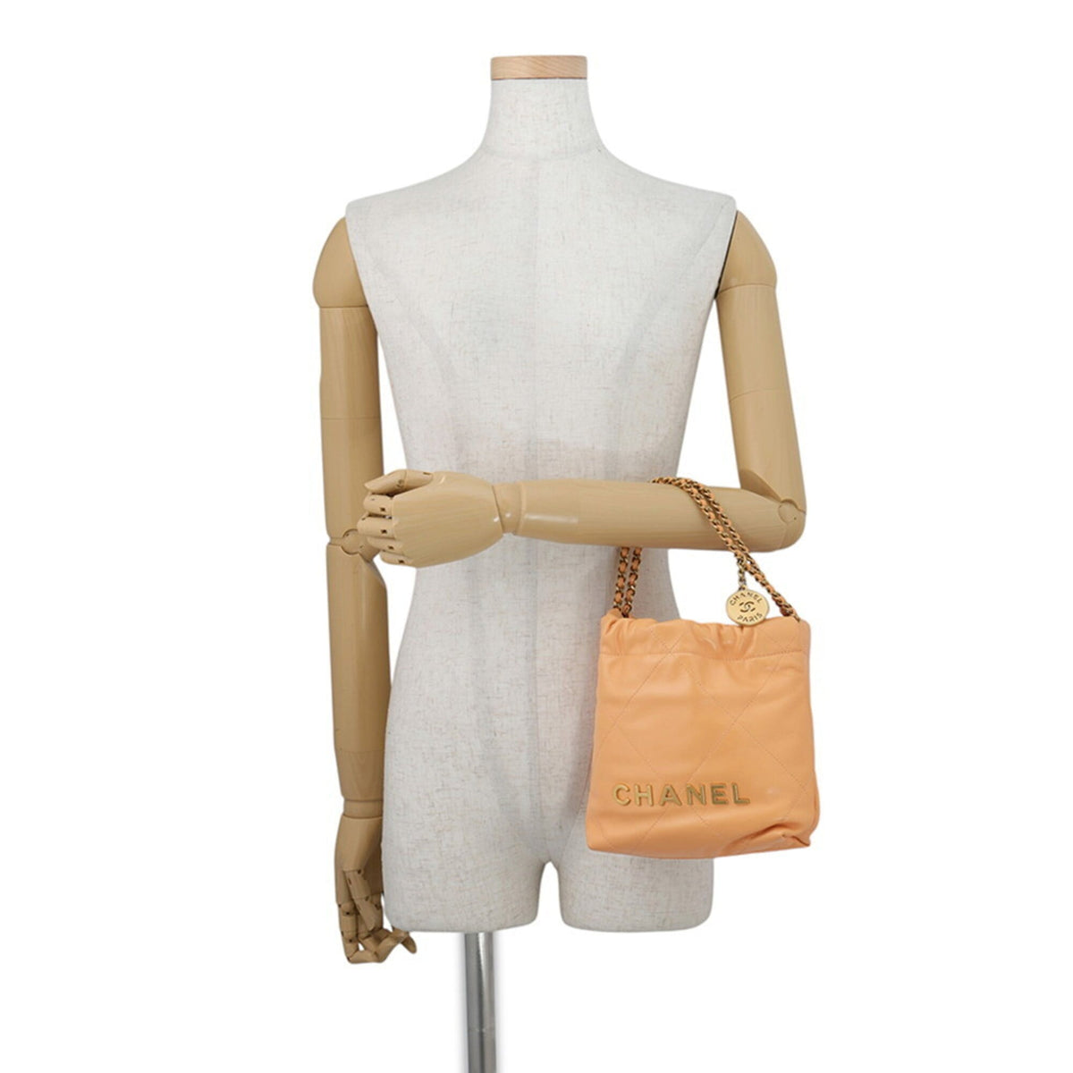 Chanel Orange Leather Handbag (Pre-Owned)