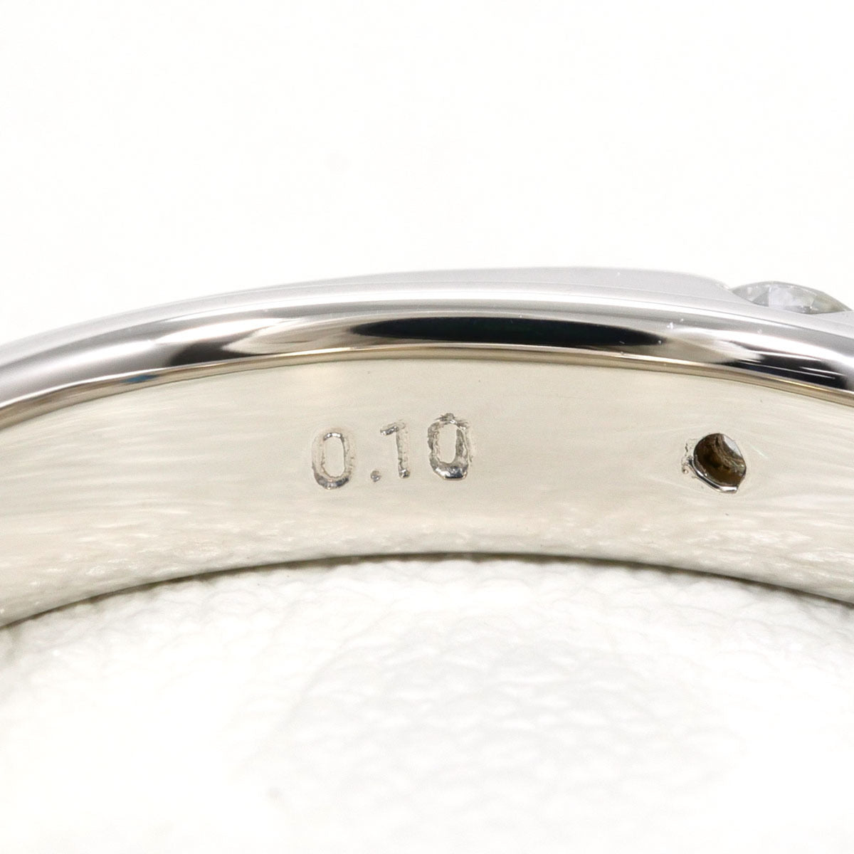 Unbranded Blue Clear Platinum Platinum 950 Band Ring (Pre-Owned)