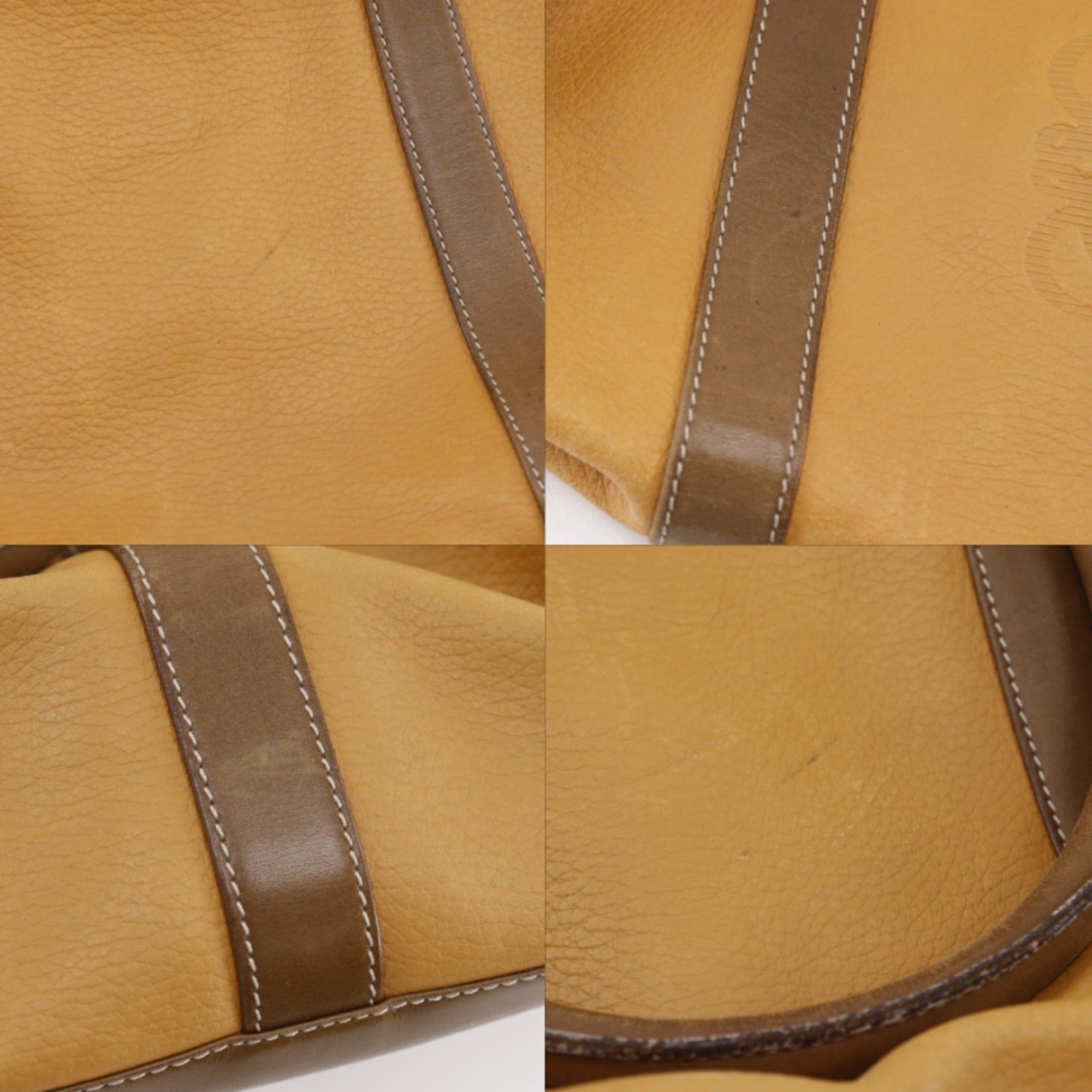 Loewe Brown Leather Boston Bag Handbag (Pre-Owned)