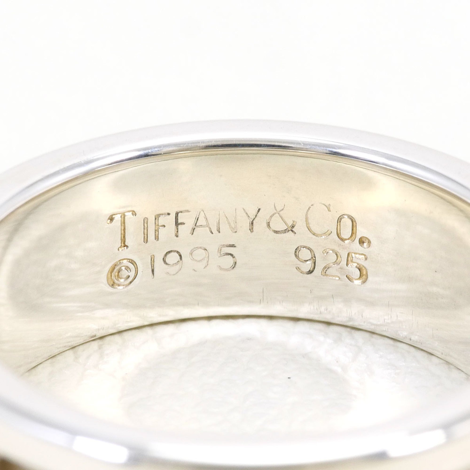 Tiffany Silver Silver 925 Band Ring (Pre-Owned)