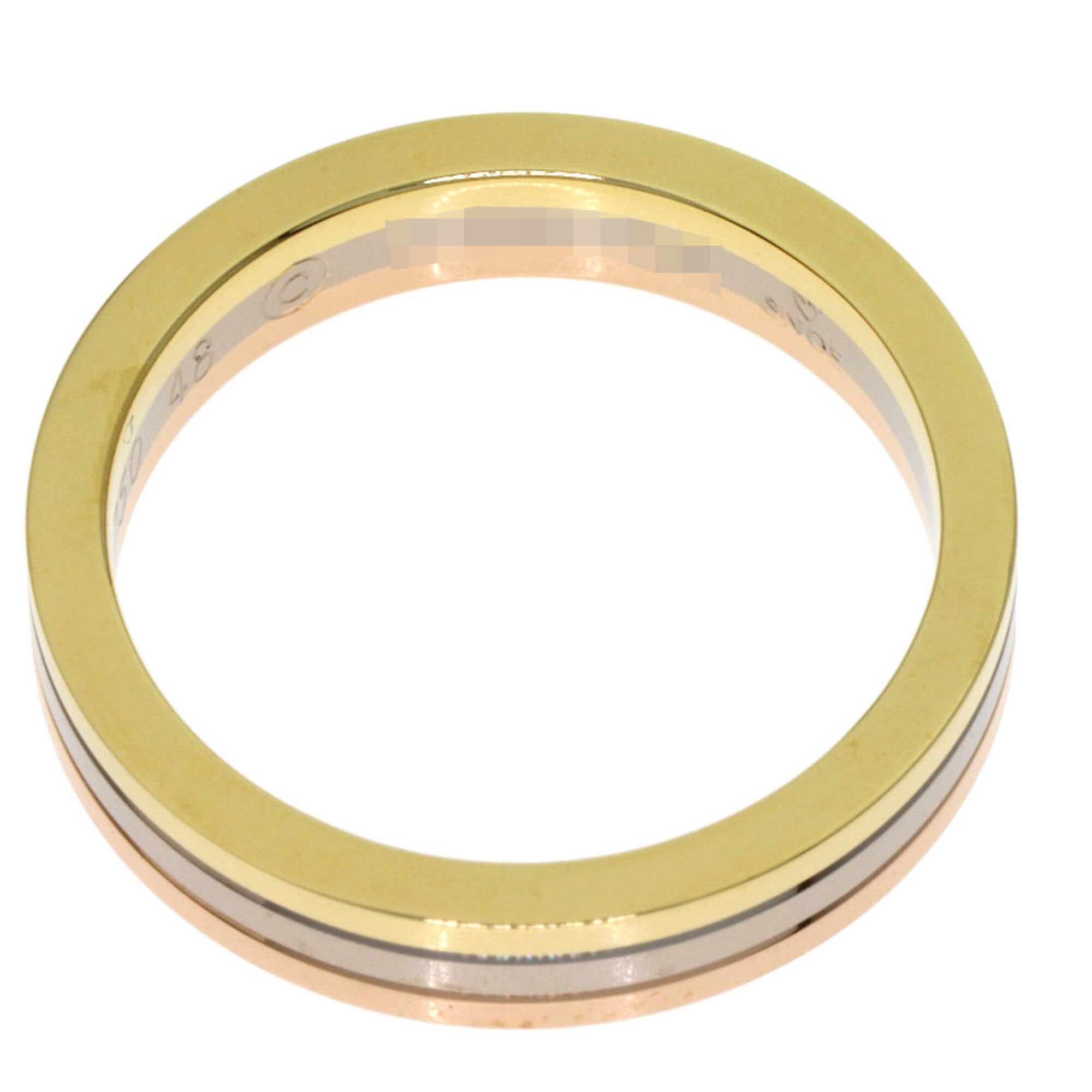 Cartier Yellow Gold (18K) Pink Gold (18K) White Gold (18K) Band Ring (Pre-Owned)