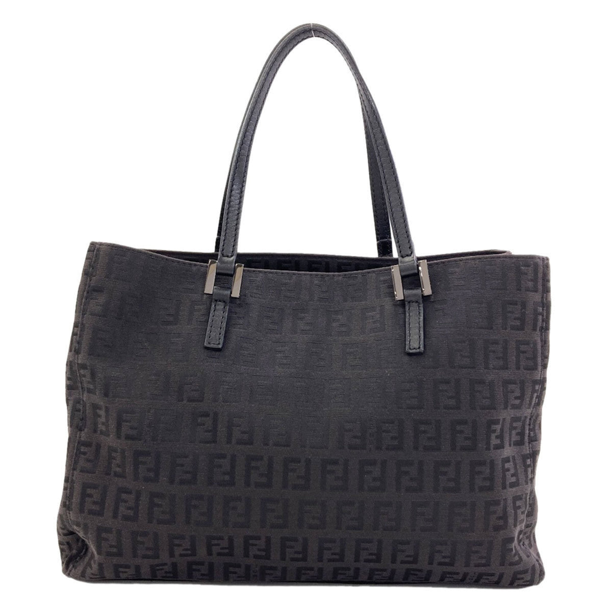 Fendi Black Canvas Handbag (Pre-Owned)