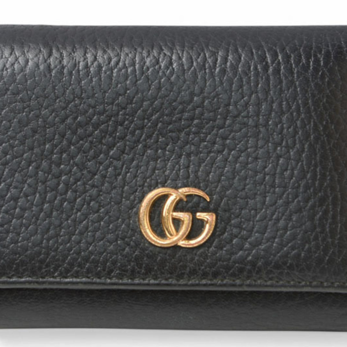 Gucci Black Leather Wallet (Tri-Fold) (Pre-Owned)