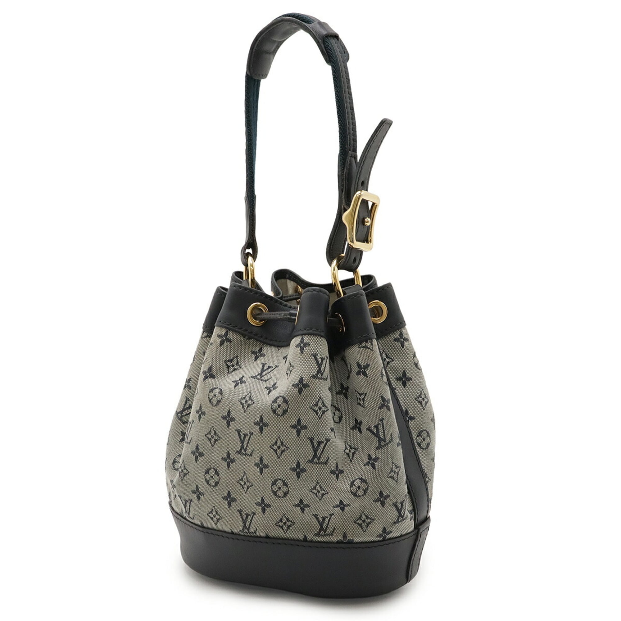 Louis Vuitton Blue Monogram Mini Leather Handbag Shoulder Bag (Pre-Owned)