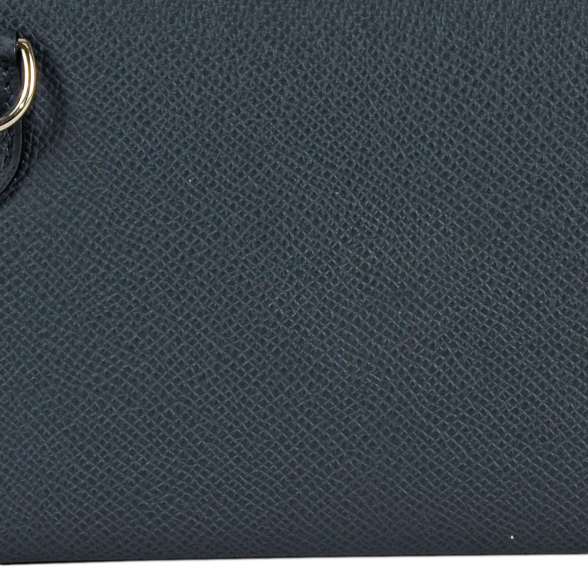 Hermes Blue Gray Dark Blue Epsom Leather Pochette Shoulder Bag (Pre-Owned)