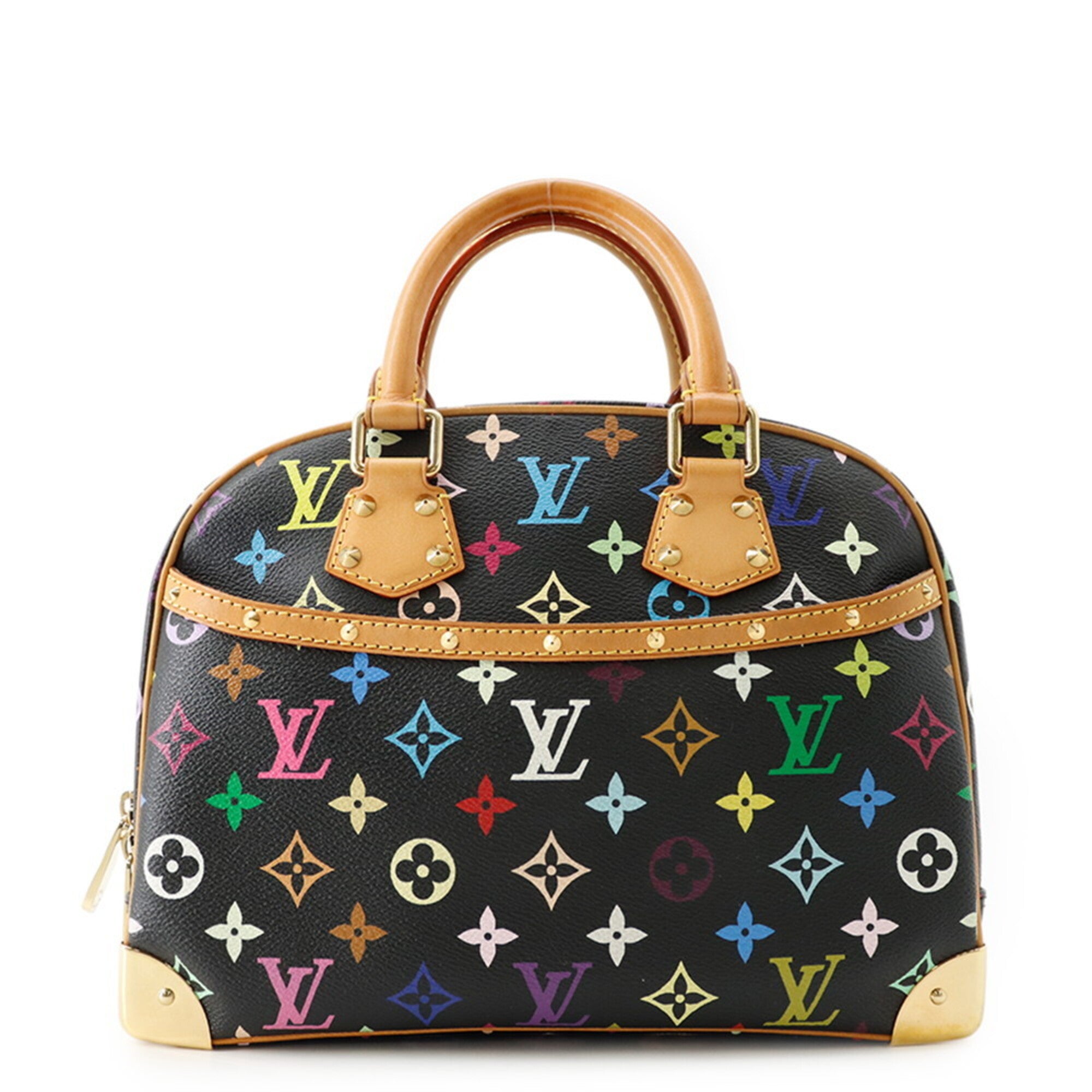 Louis Vuitton Beige Noir Monogram Multicolore Handbag (Pre-Owned)