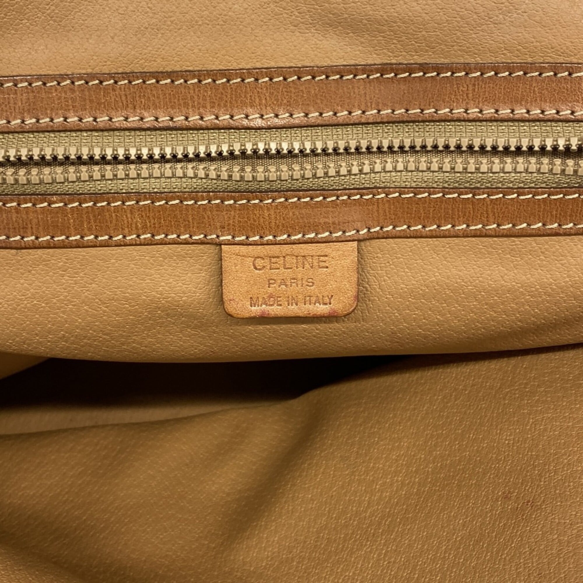 Celine Beige Pvc Handbag (Pre-Owned)