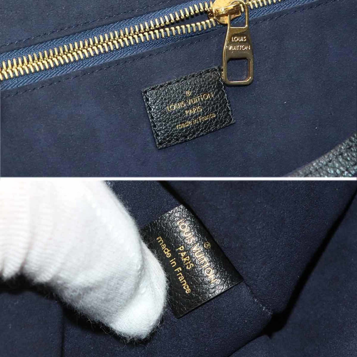 Louis Vuitton Black Monogram Noir Tobacco Monogram Empreinte Handbag Pouch Tote Bag (Pre-Owned)