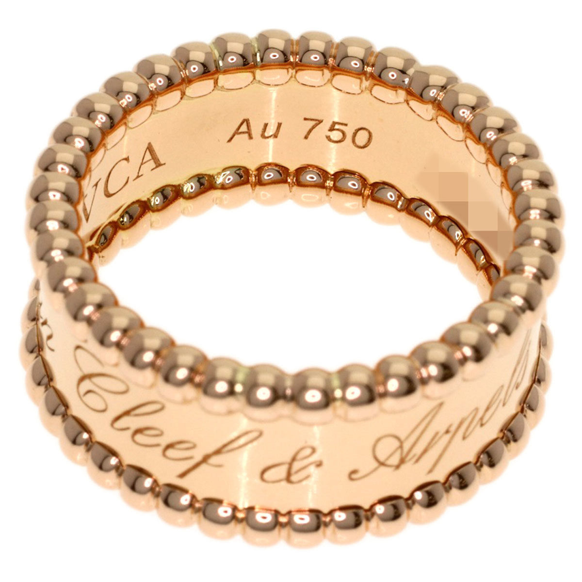 Van Cleef & Arpels Pink Gold (18K) Band Ring (Pre-Owned)