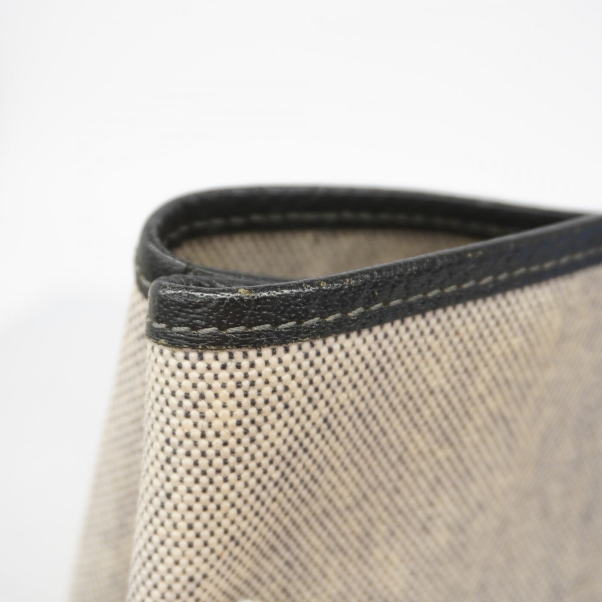 Hermes Black Toile H Tote Bag (Pre-Owned)