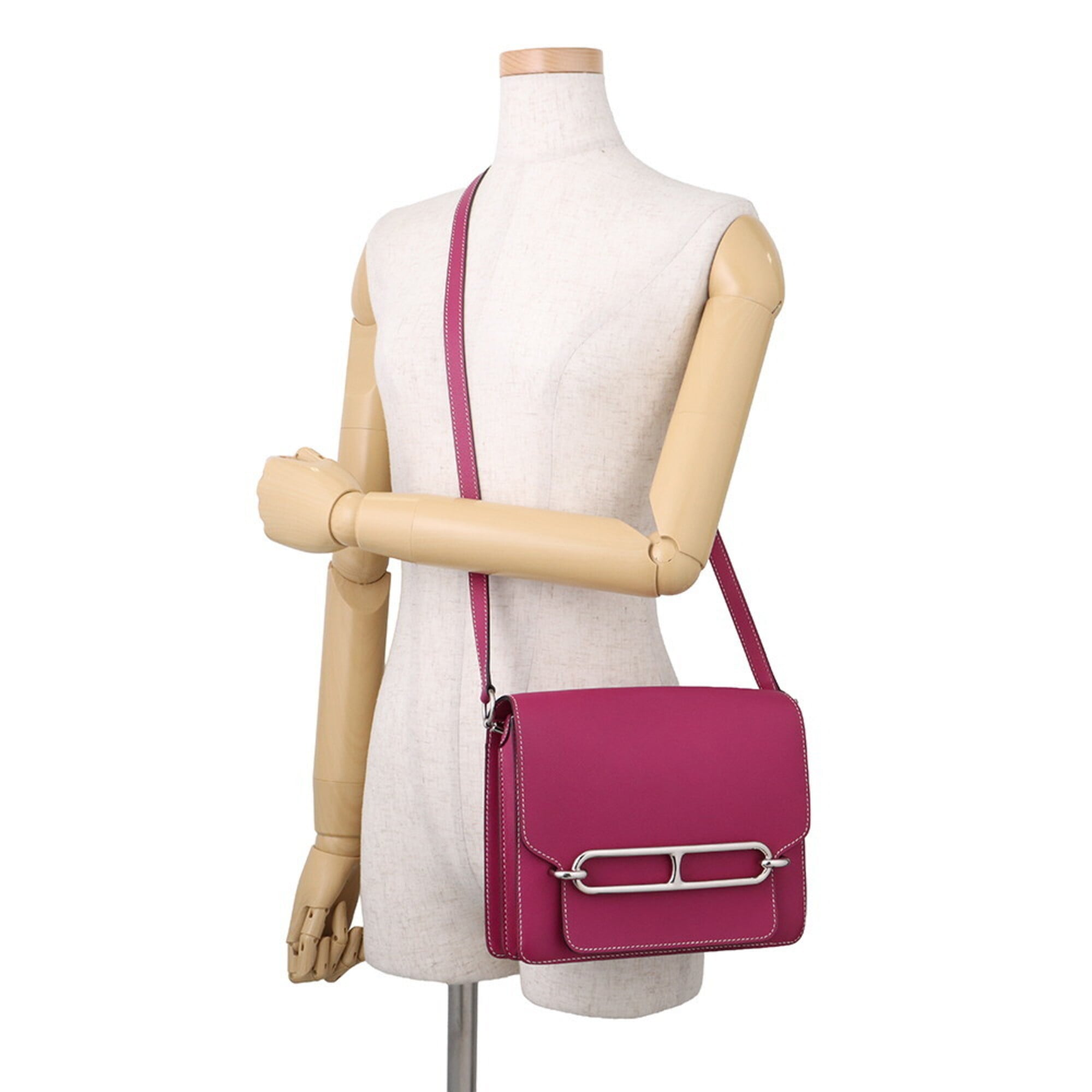 Hermes Rose Purple Handbag (Pre-Owned)