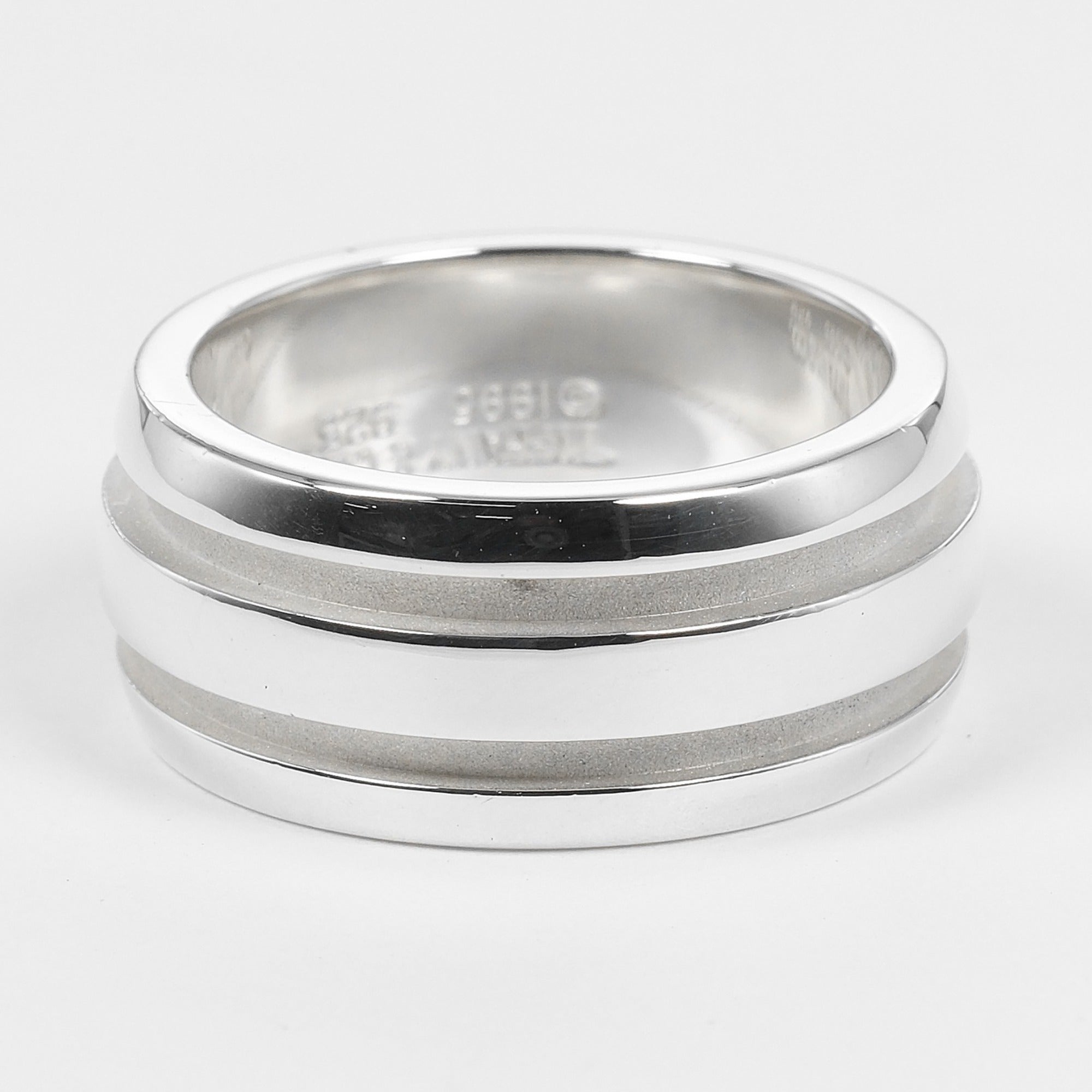 Tiffany Silver Silver 925 Band Ring (Pre-Owned)